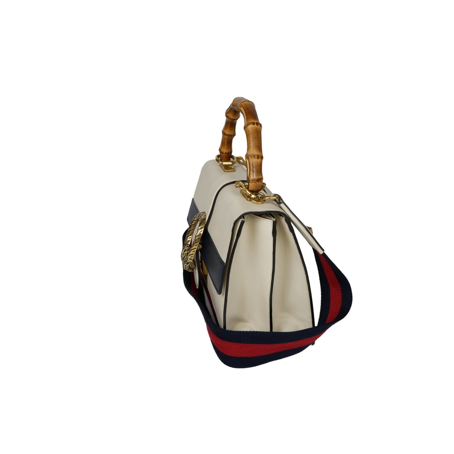 Gucci Bamboo Striped Handle Bag