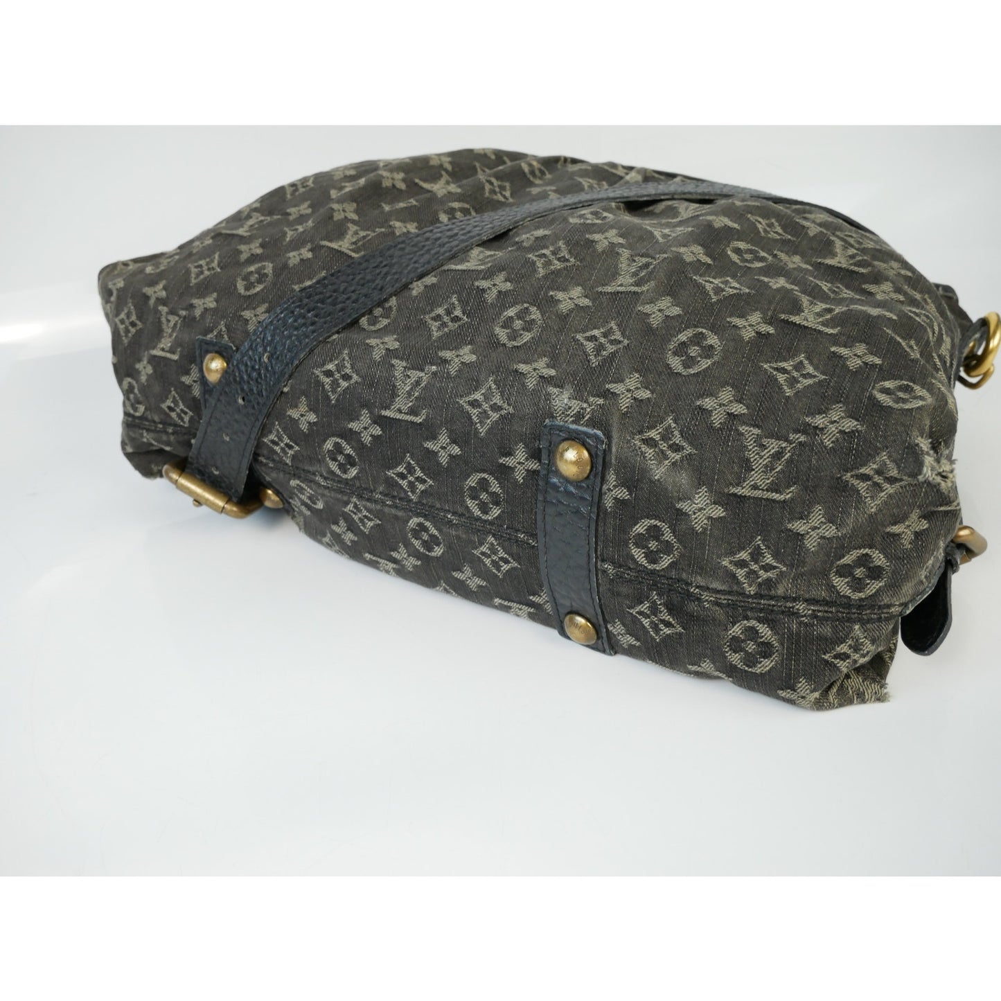 Louis Vuitton Black Denim Neo Cabby Tote