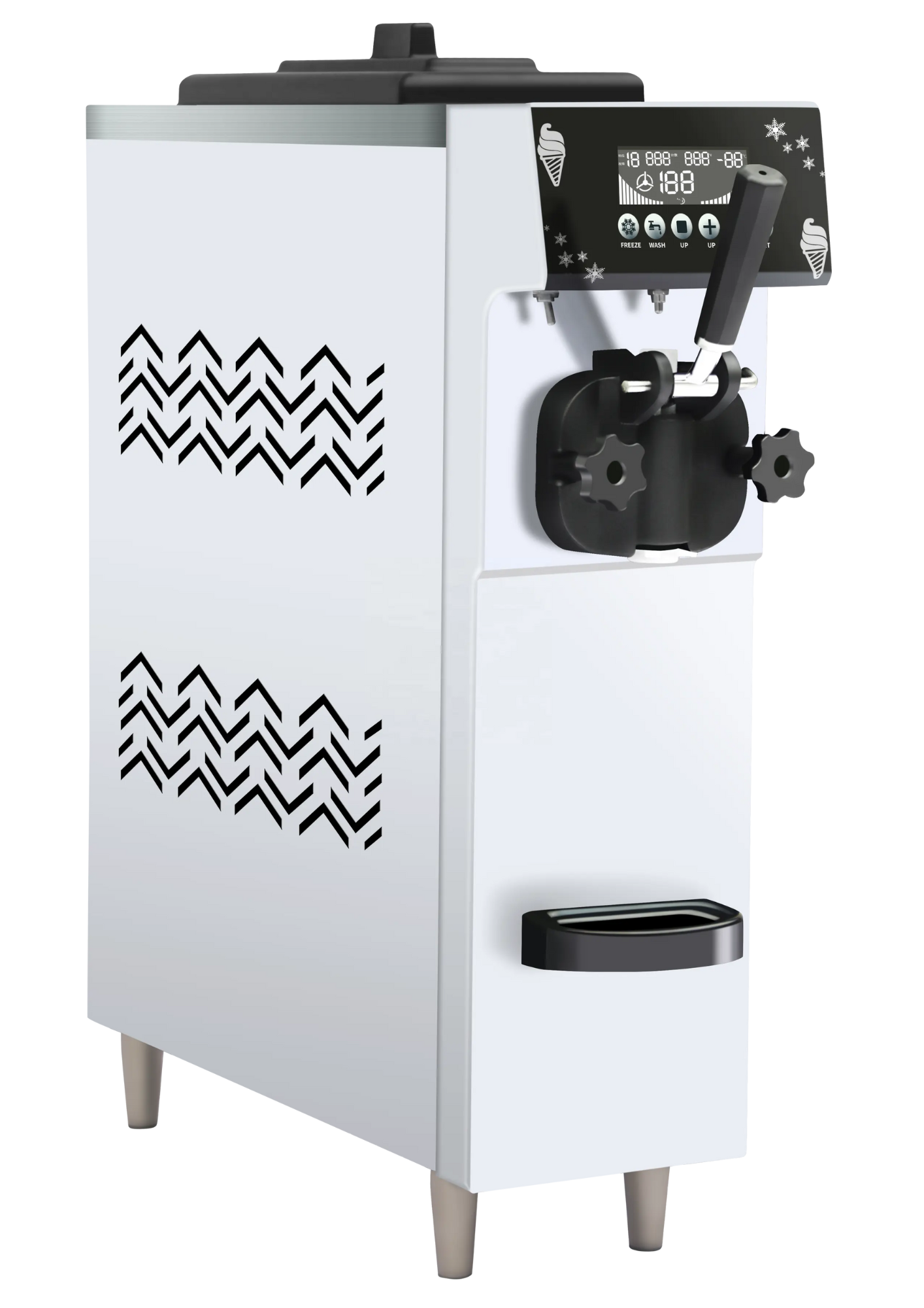 Single Head Acai Soft Serve Machine (White)