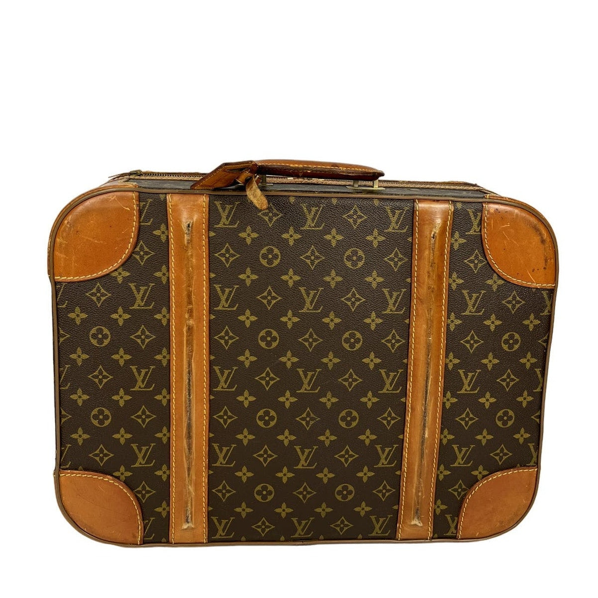 Louis Vuitton Monogram Stratos Trunk Luggage Holdall Bag