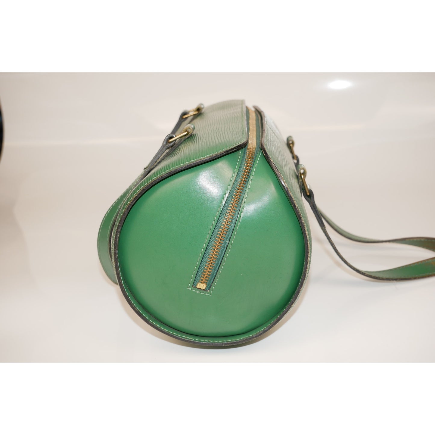 Louis Vuitton Green Epi Soufflot Bag
