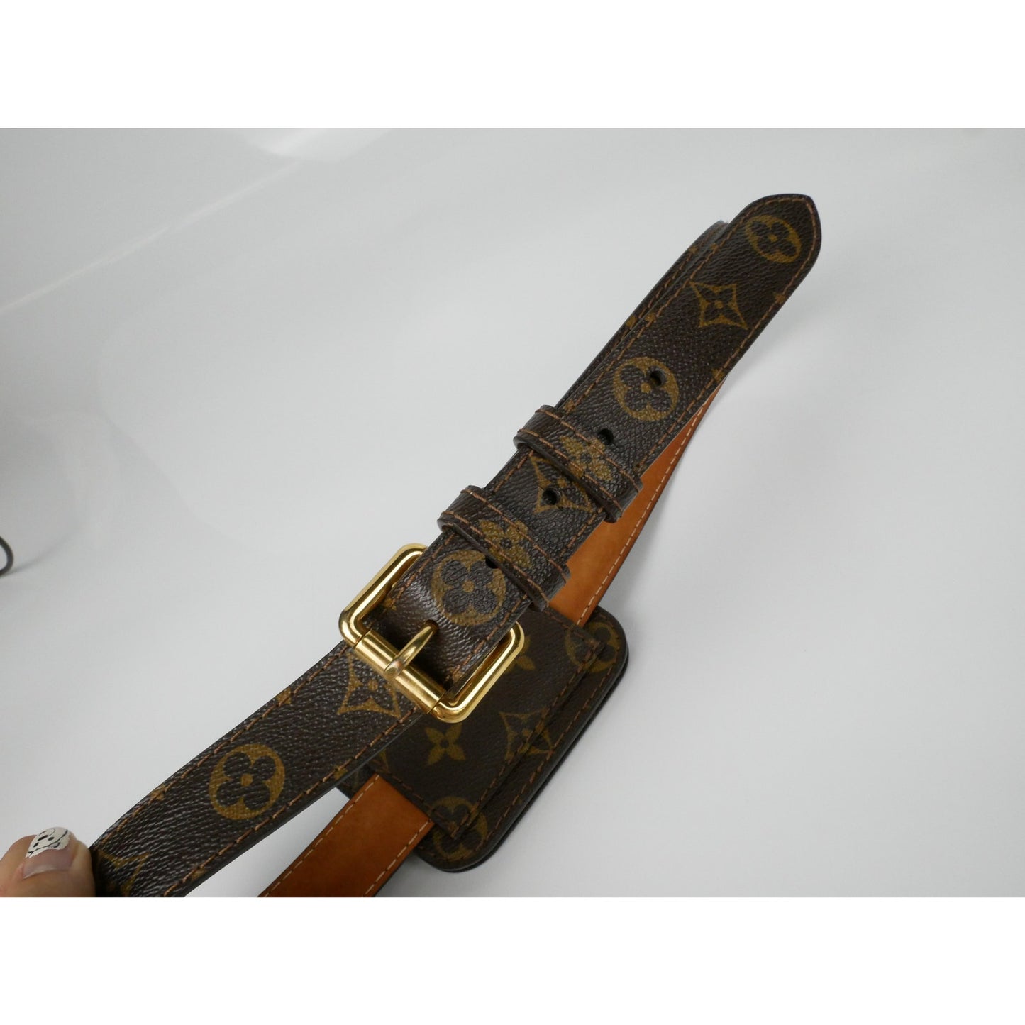 Louis Vuitton Monogram Canvas Ceinture Pochette Waist Bag