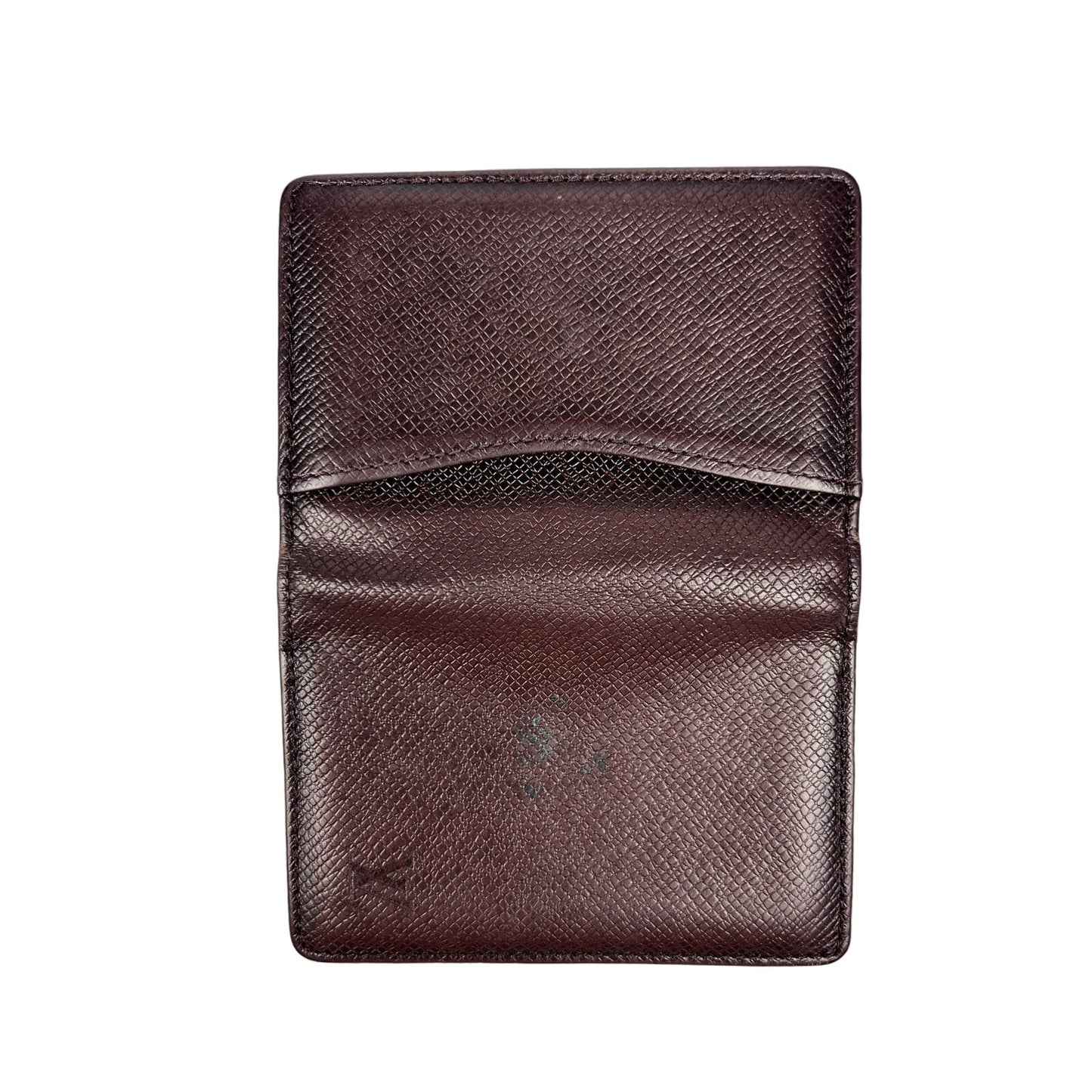 Louis Vuitton Bordeaux Taiga Leather Card Bifold Wallet