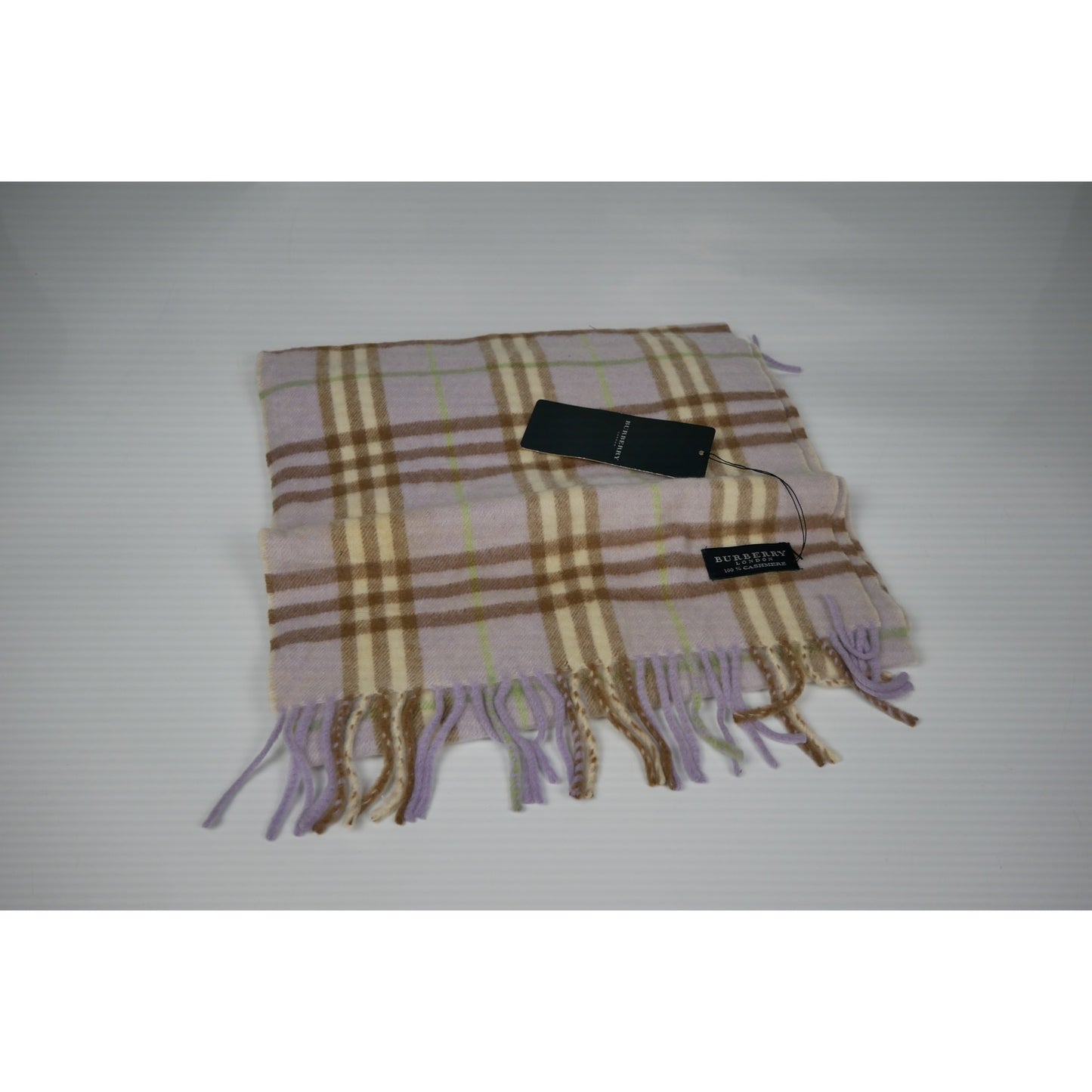 Burberry Blue Cashmere Scarf