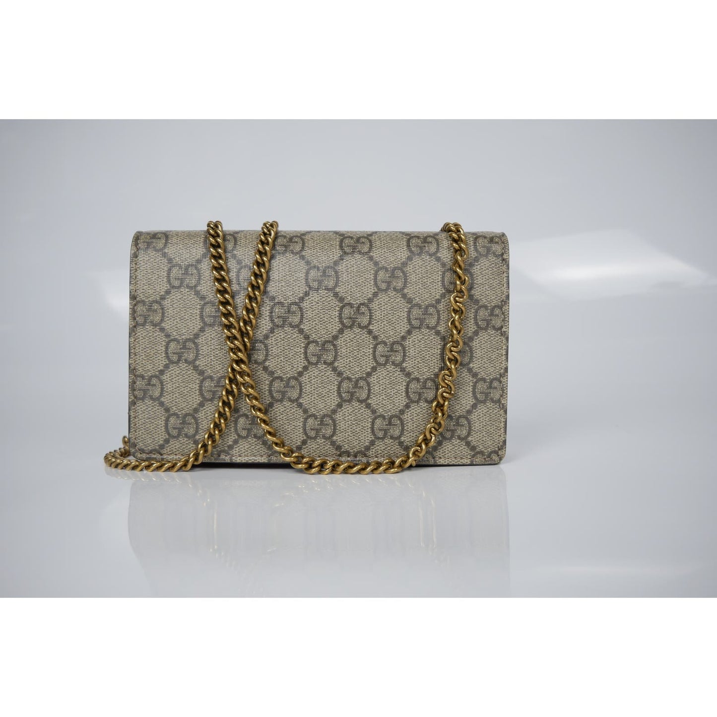 Gucci Supreme Sif Crystal Cherry Bag