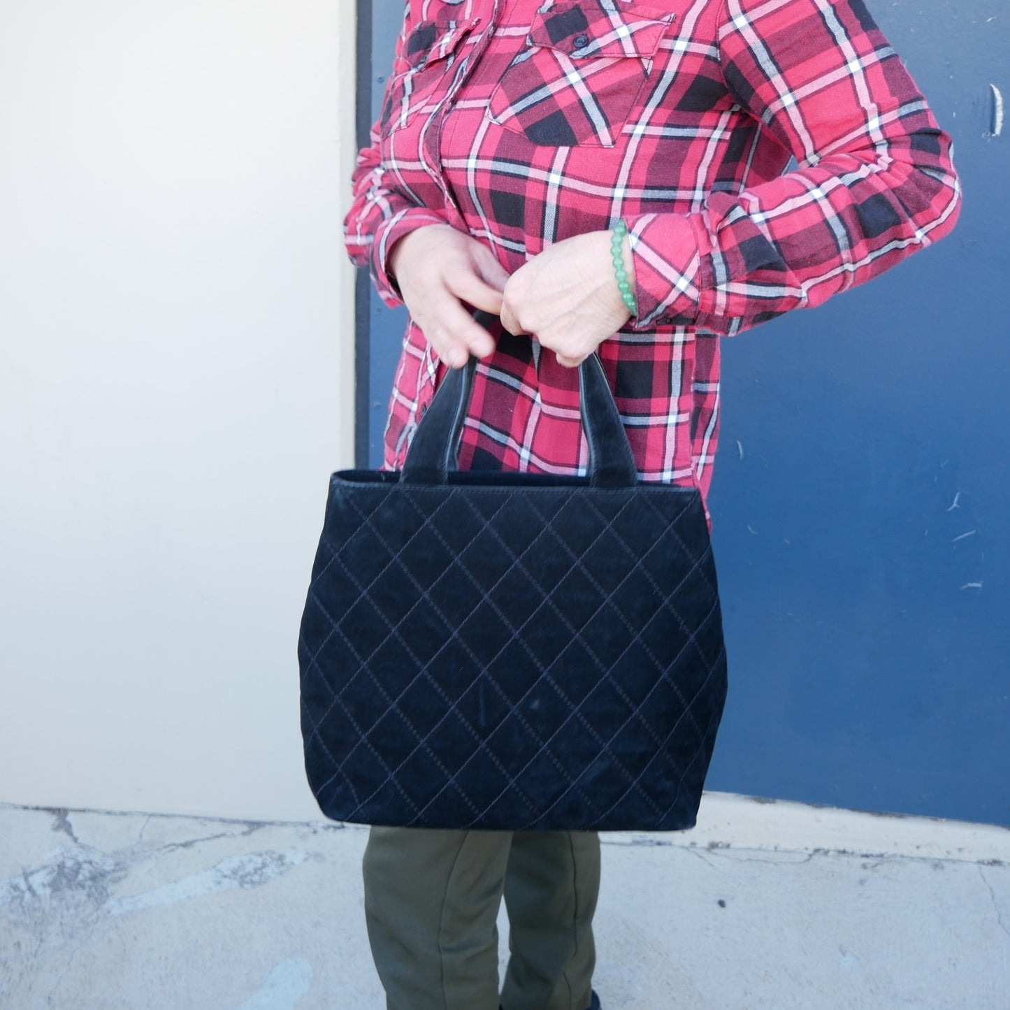 Chanel Wild Stitch Matelasse Hand Bag