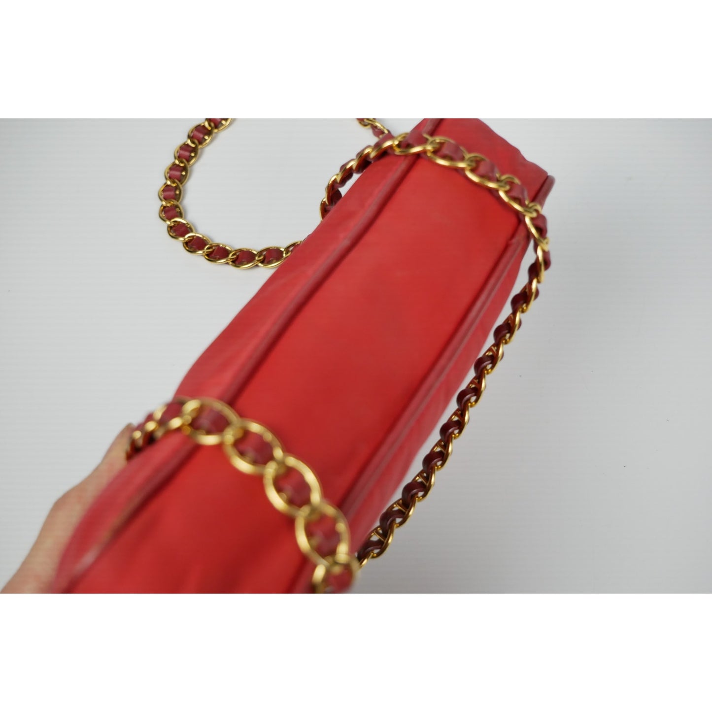 Prada Nylon Saffiano Chain Crossbody Bag