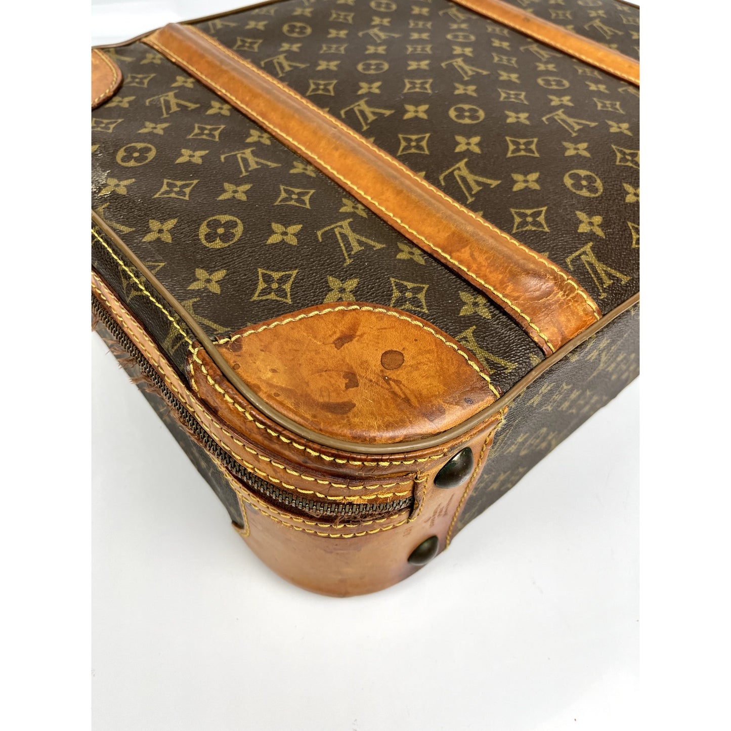 Louis Vuitton Monogram Stratos Trunk Luggage Holdall Bag