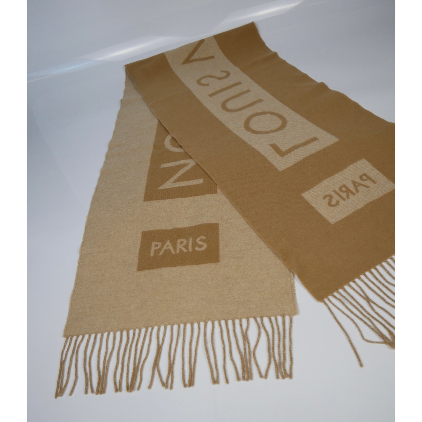 Louis Vuitton Brown Cashmere Baroda Scarf