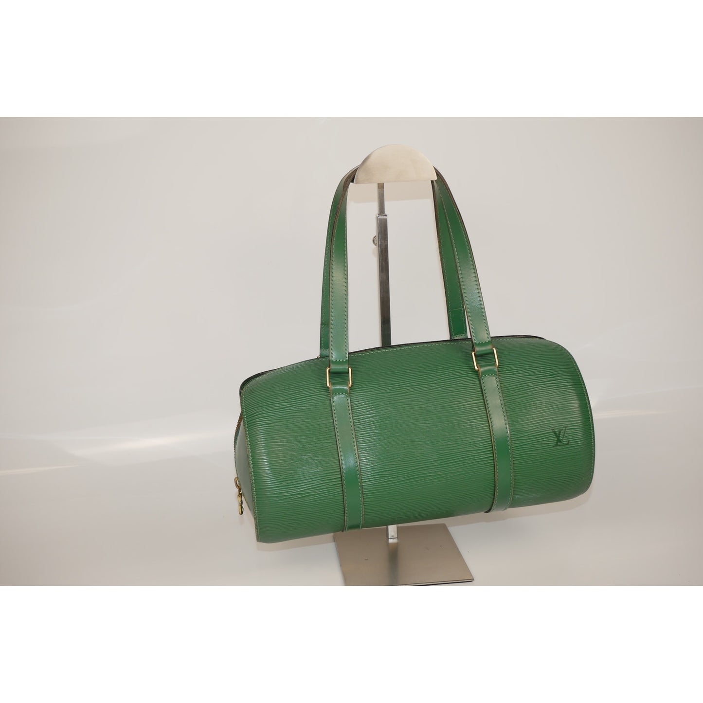 Louis Vuitton Green Epi Soufflot Bag