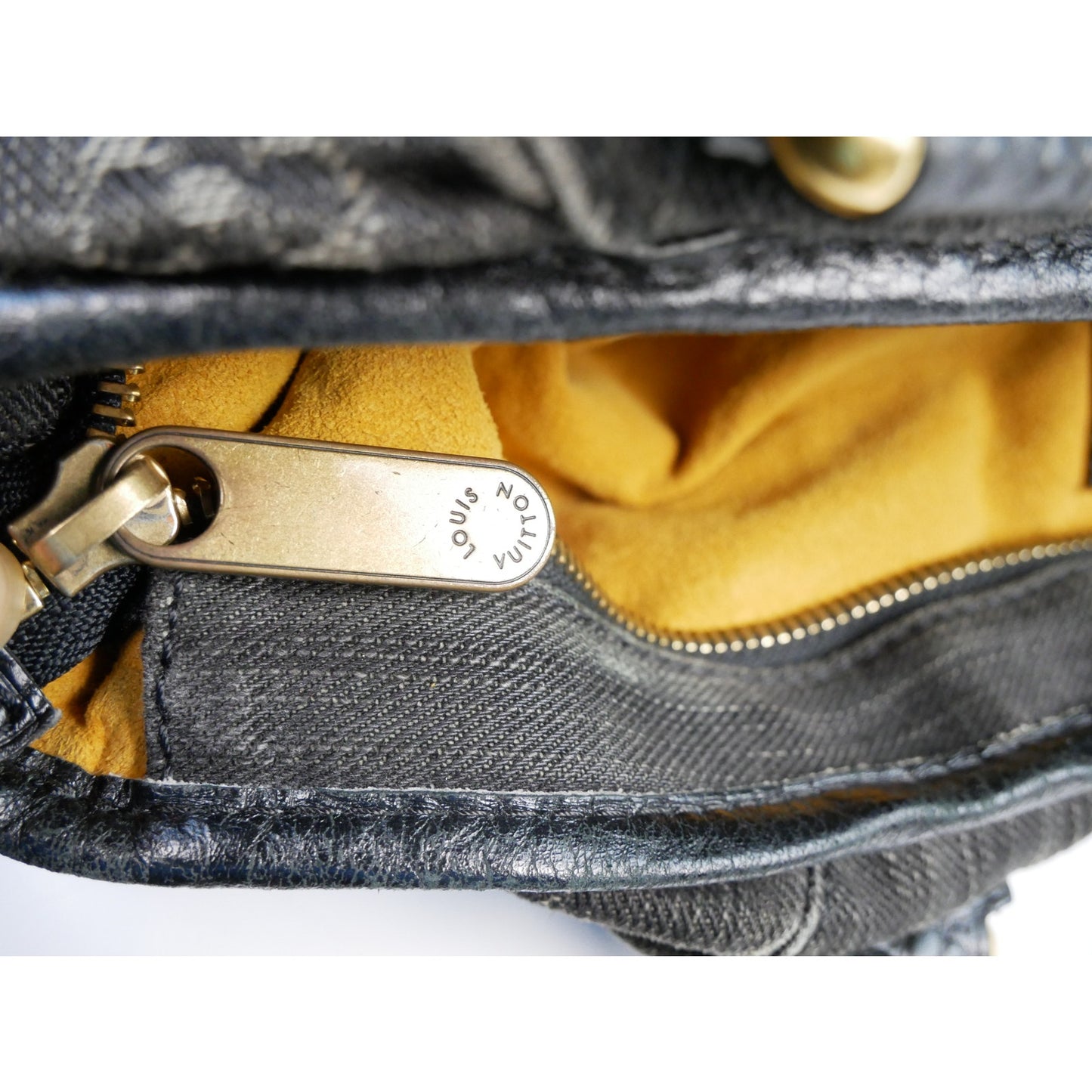 Louis Vuitton Black Denim Neo Cabby Tote