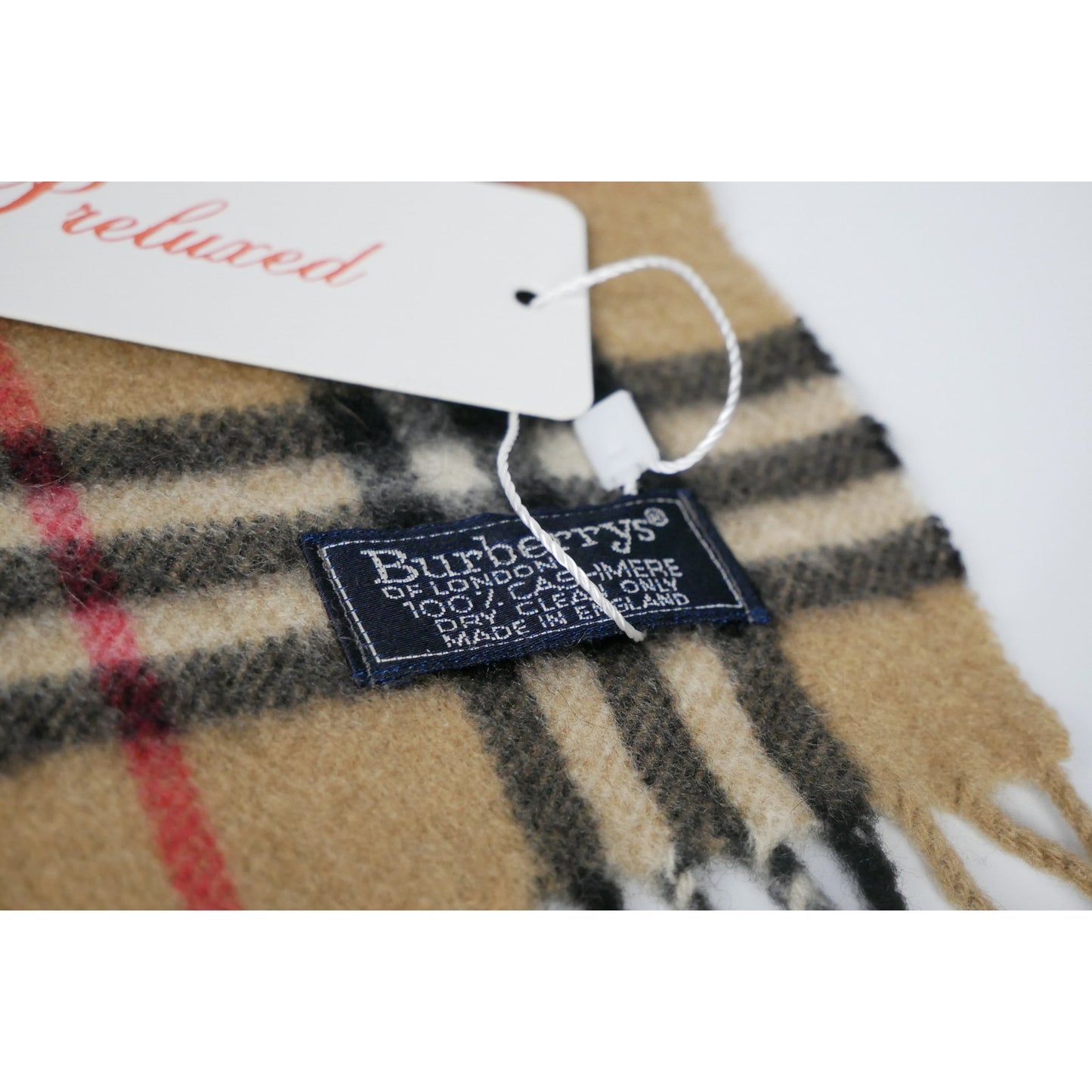 Burberry Cashmere Check Scarf