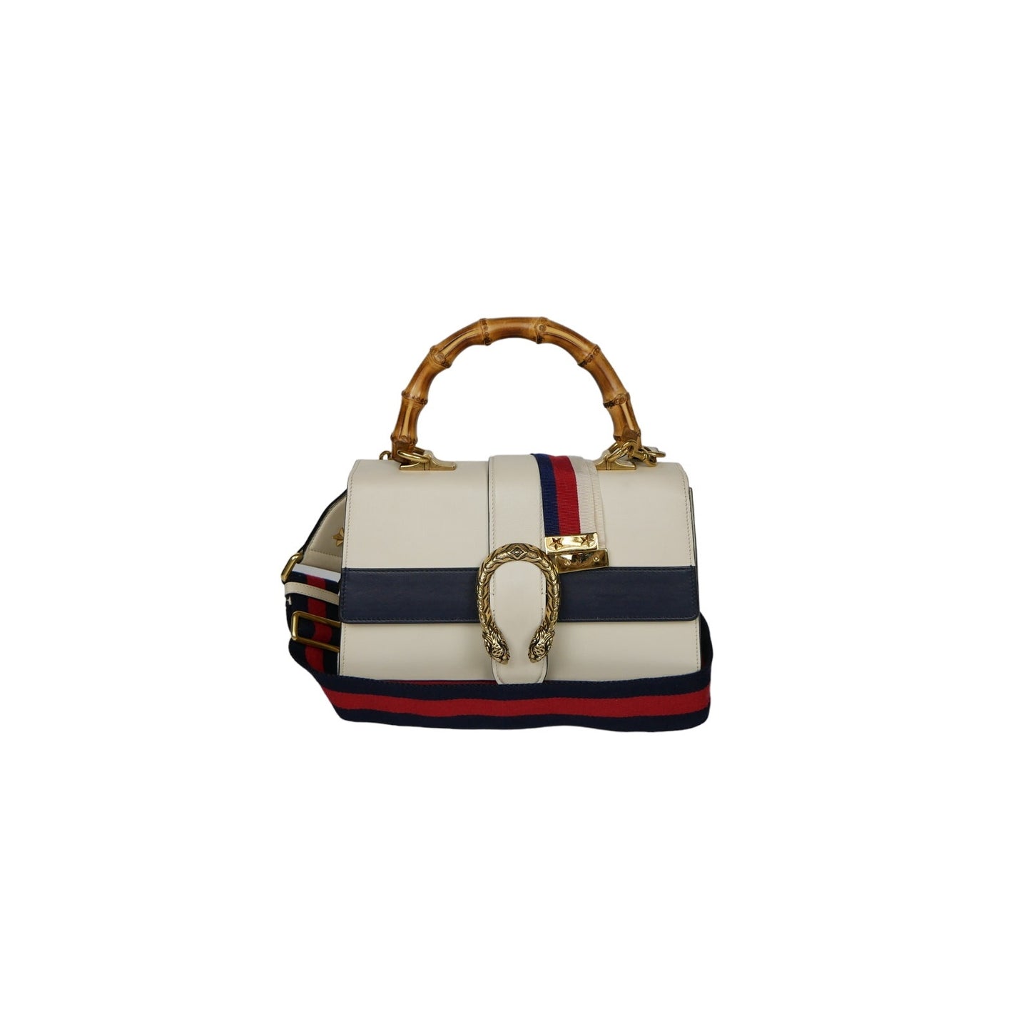 Gucci Bamboo Striped Handle Bag