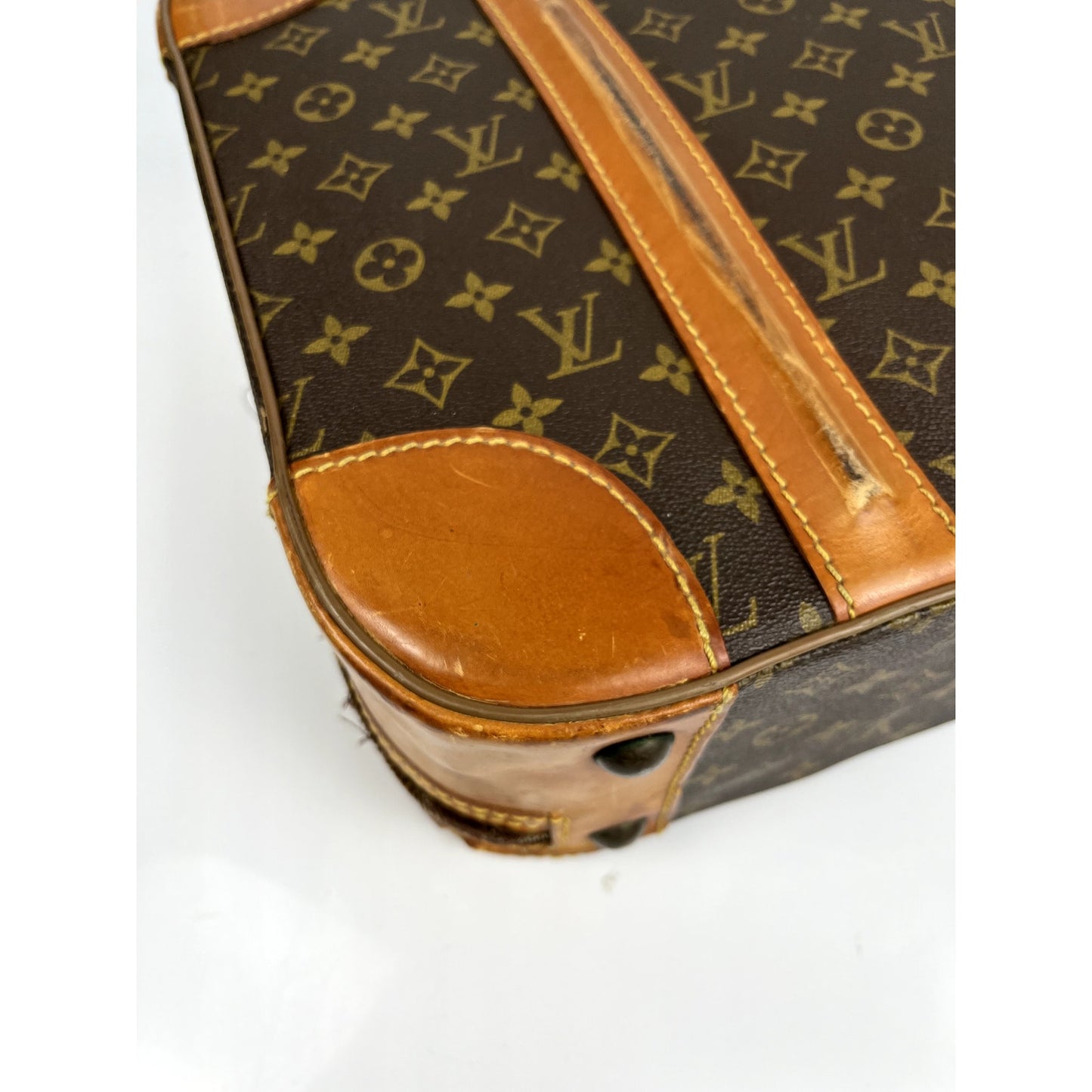 Louis Vuitton Monogram Stratos Trunk Luggage Holdall Bag