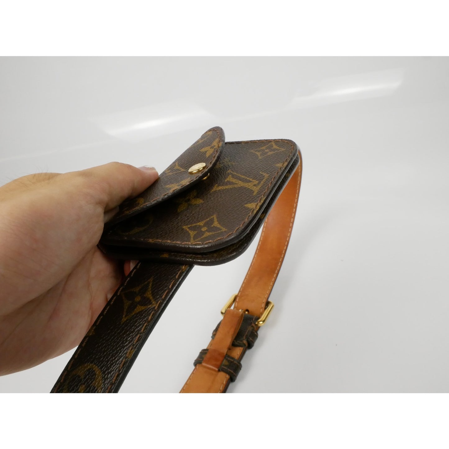 Louis Vuitton Monogram Canvas Ceinture Pochette Waist Bag