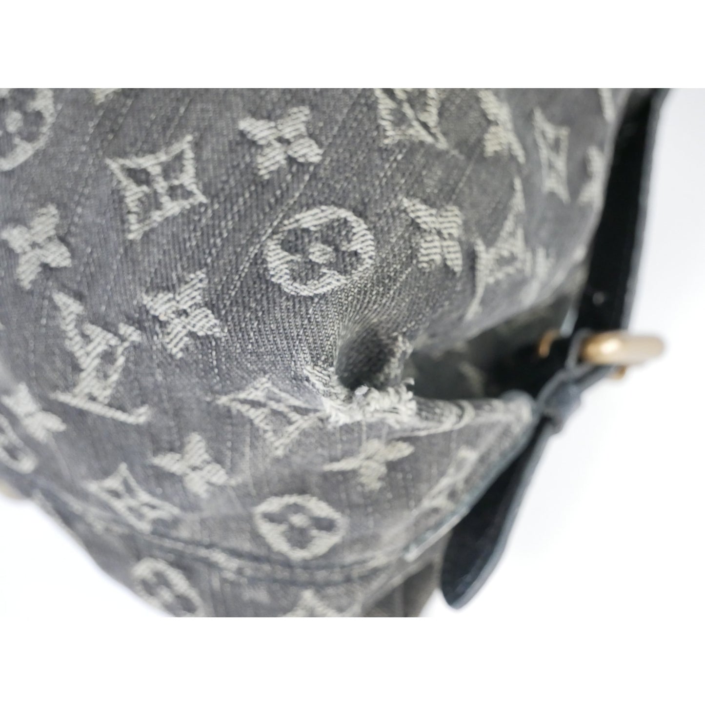 Louis Vuitton Black Denim Neo Cabby Tote