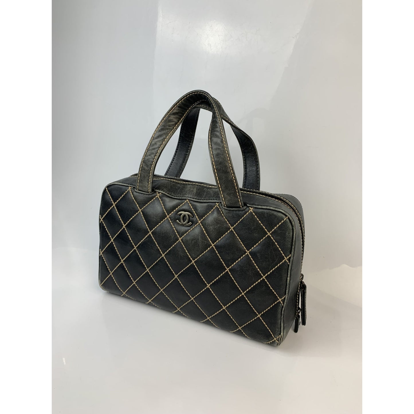 Chanel Wild Stitch Boston Mens Bag