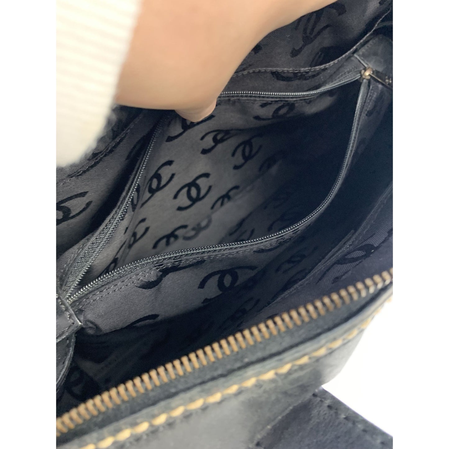 Chanel Wild Stitch Boston Mens Bag