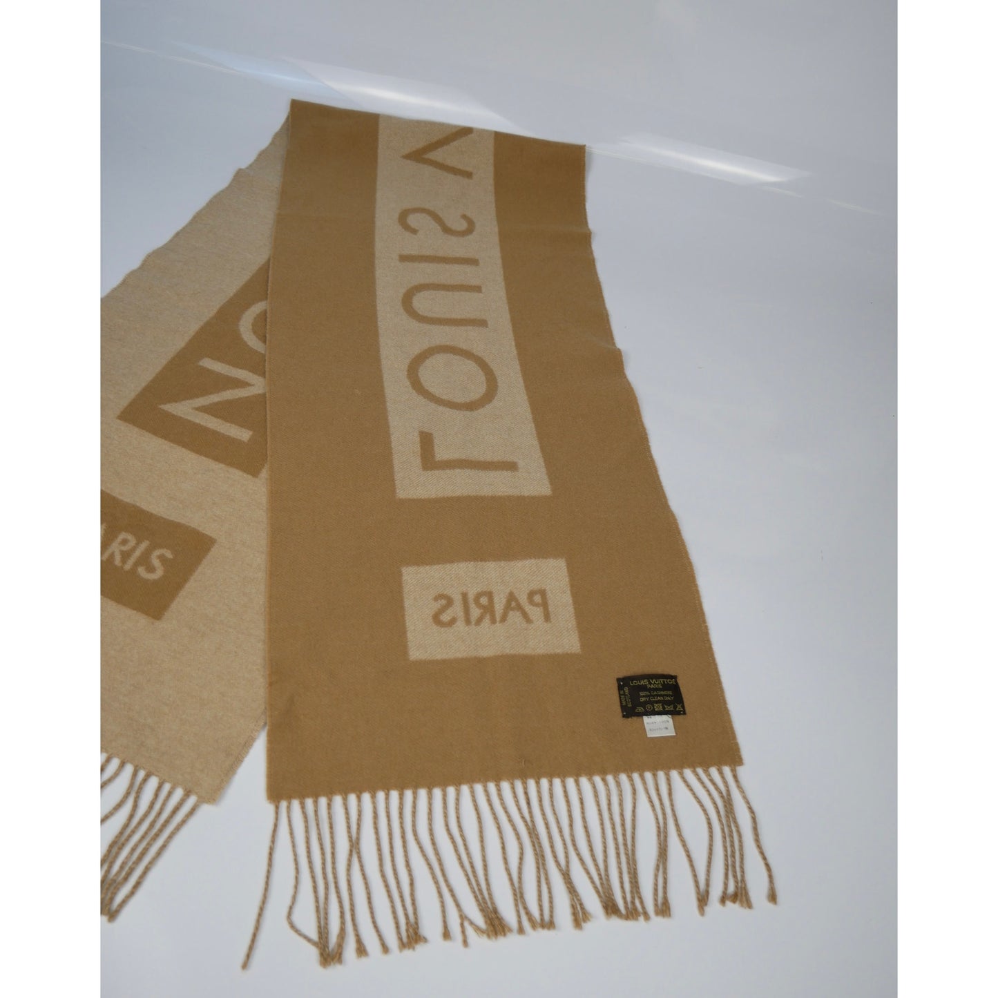 Louis Vuitton Brown Cashmere Baroda Scarf