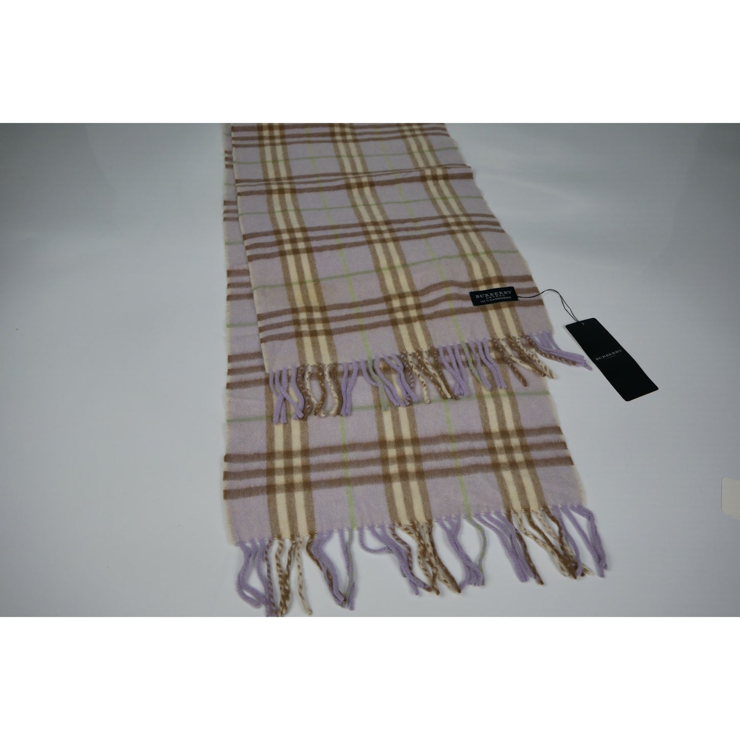 Burberry Blue Cashmere Scarf