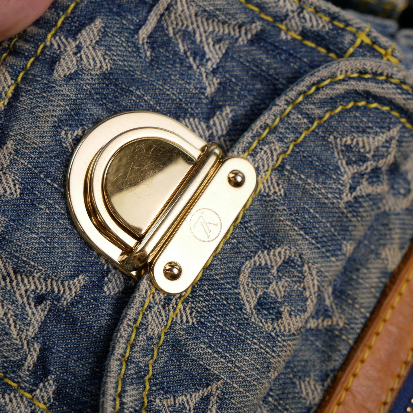 Louis Vuitton Denim Shoulder Baggy PM