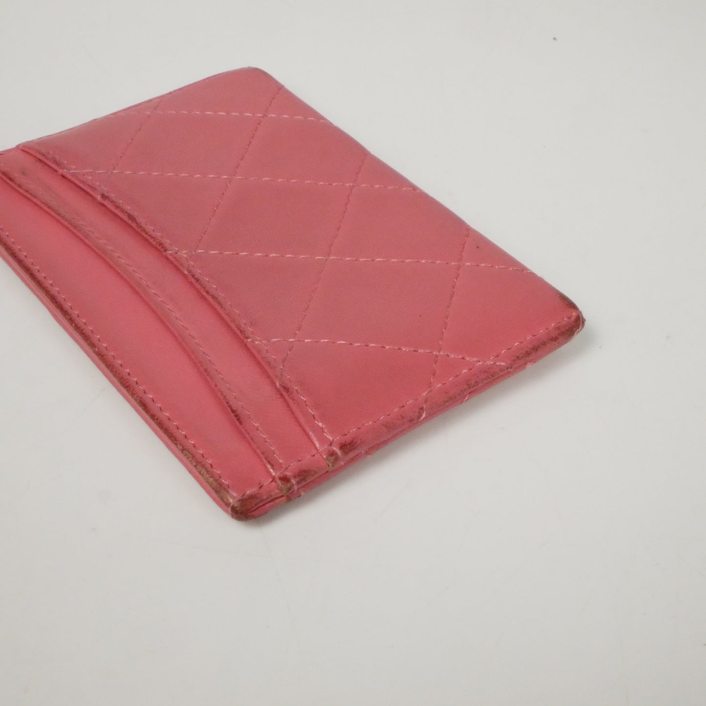 Chanel Matrasse Pink Cards Holder