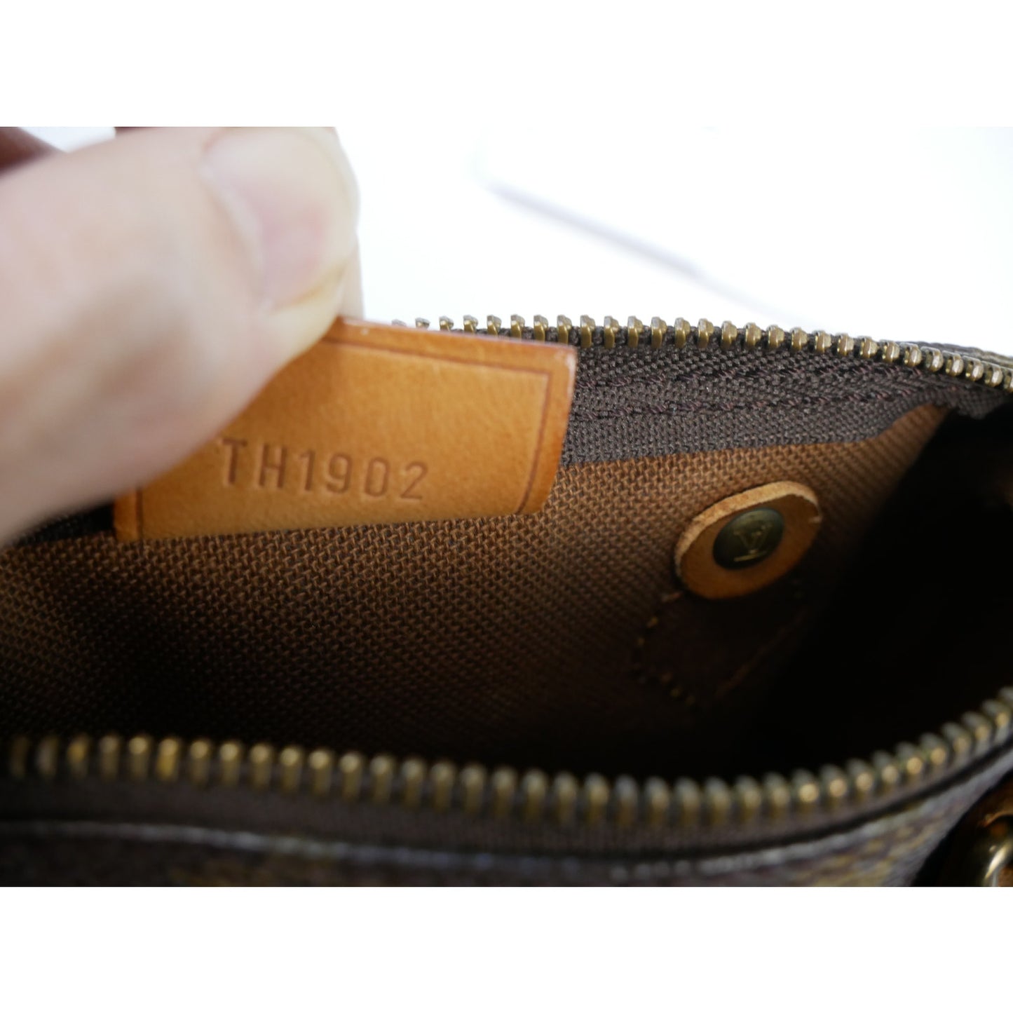 Louis Vuitton Nano Mini Speedy Shoulder Hand Bag