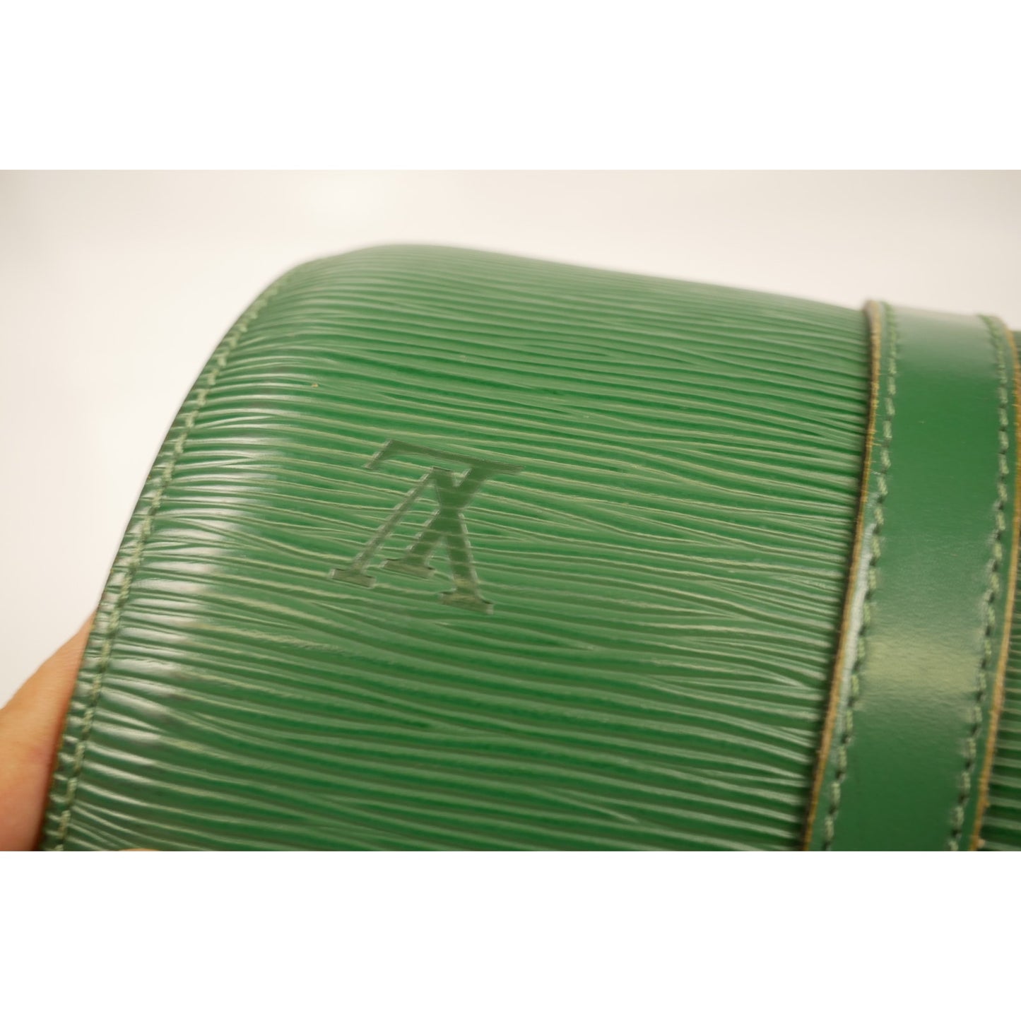 Louis Vuitton Green Epi Soufflot Bag