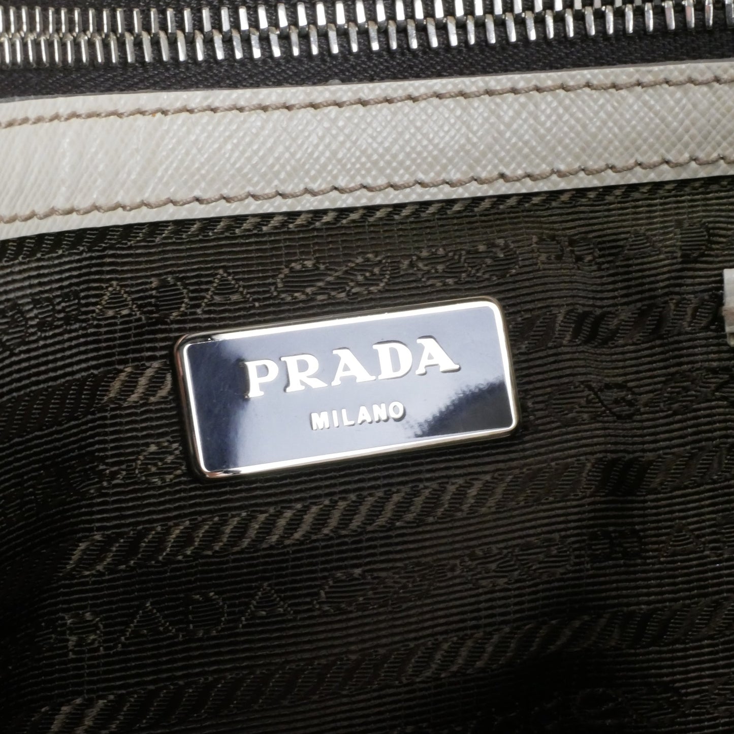 Prada Saffiano Leather Travel Tote Bag