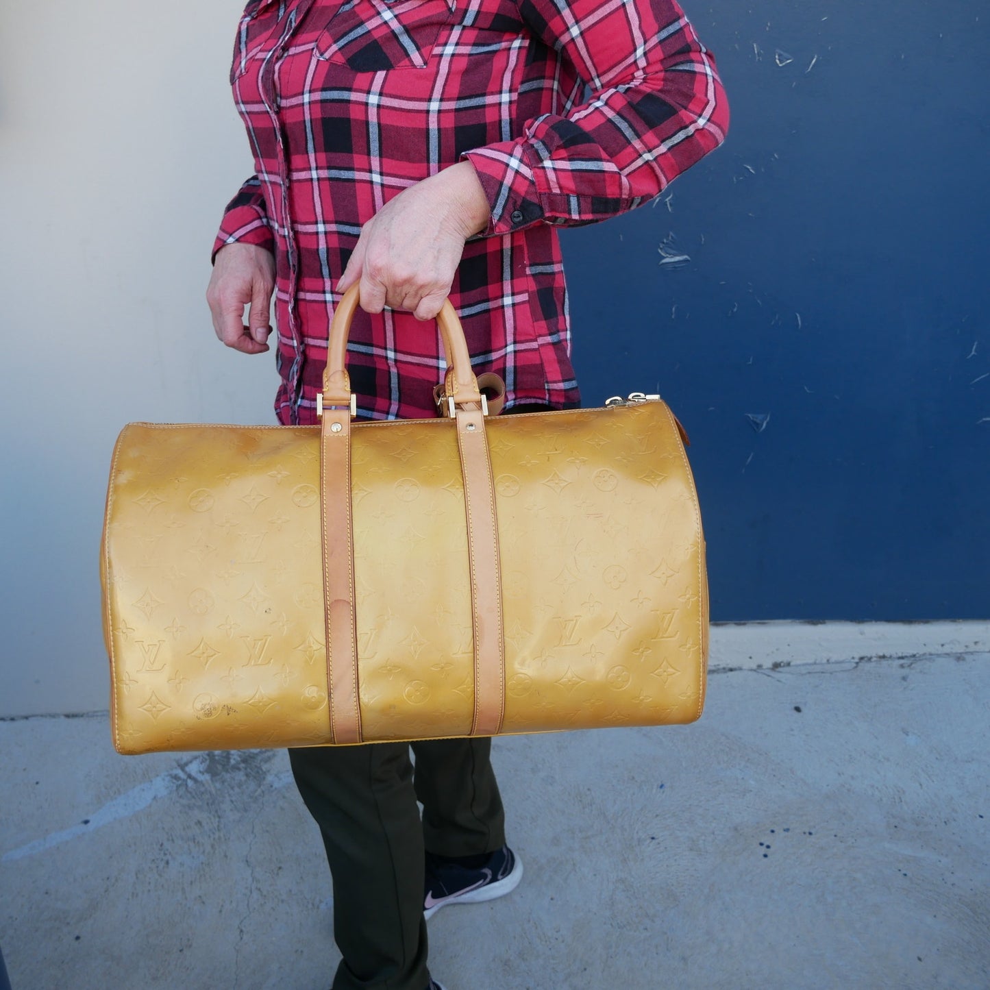 The Yellow Vernis Keepall 45
