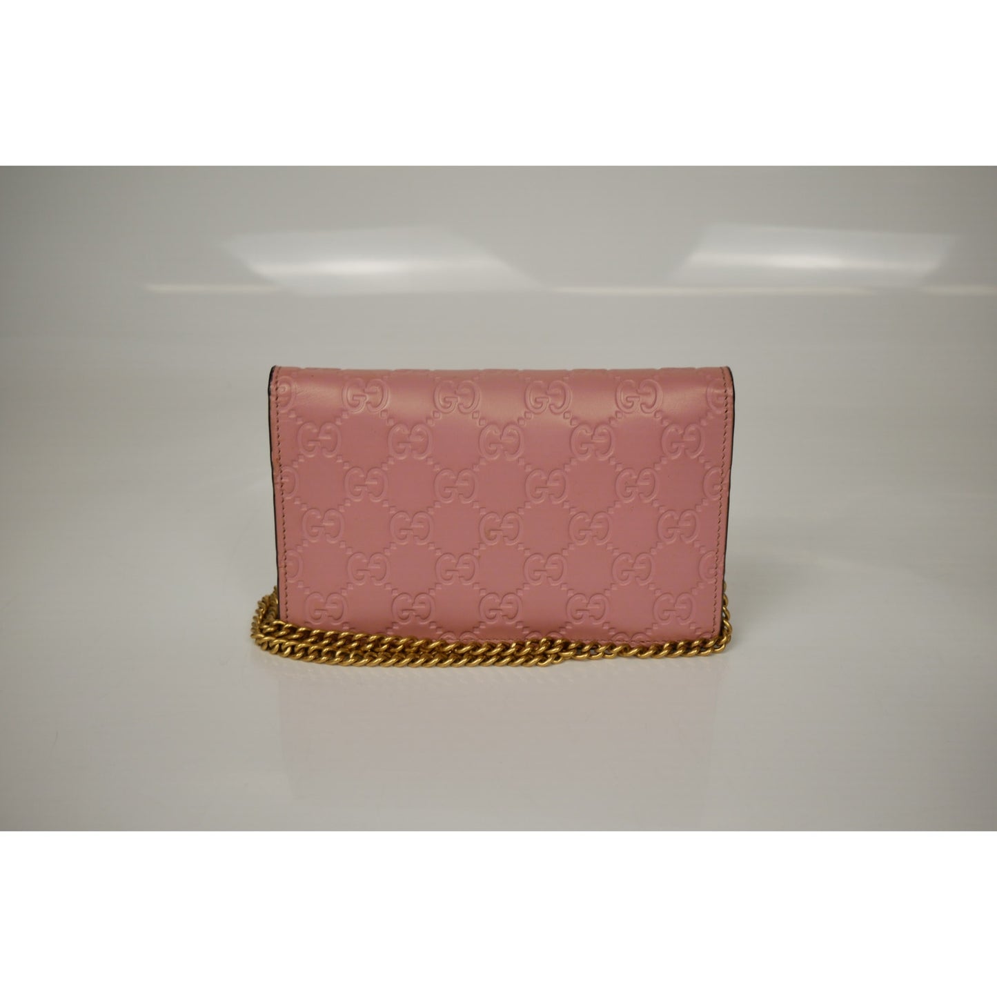 Gucci Pink Cherry Wallet on Chain Mini