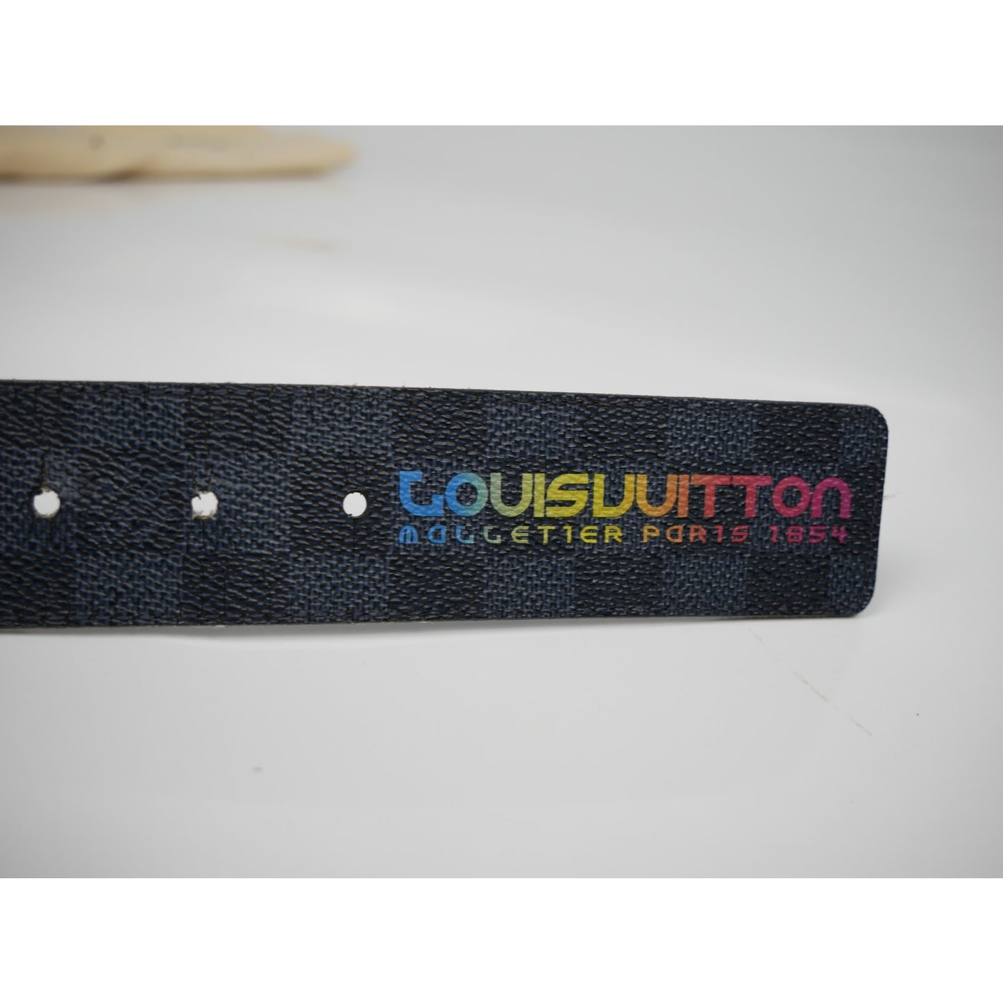 Louis Vuitton Damier Cobalt Jungle 40mm Reversible Belt