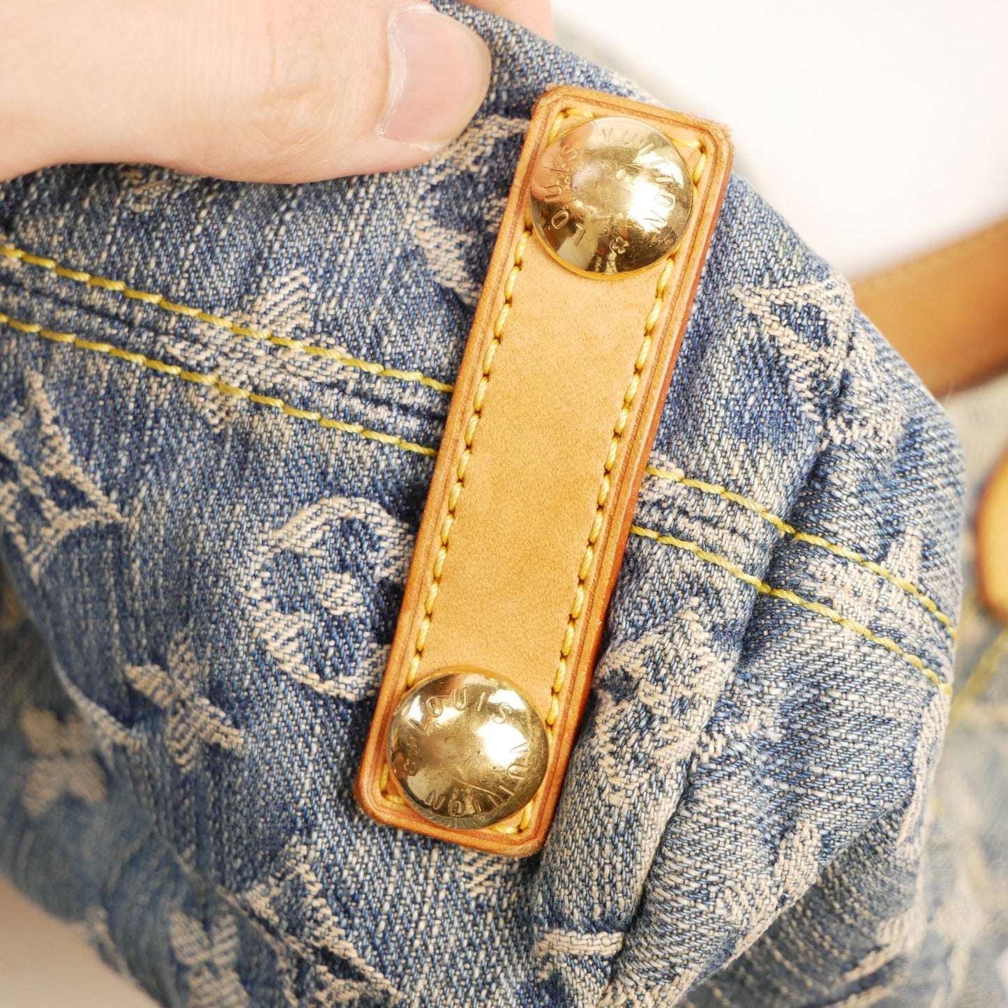 Louis Vuitton Denim Shoulder Baggy PM