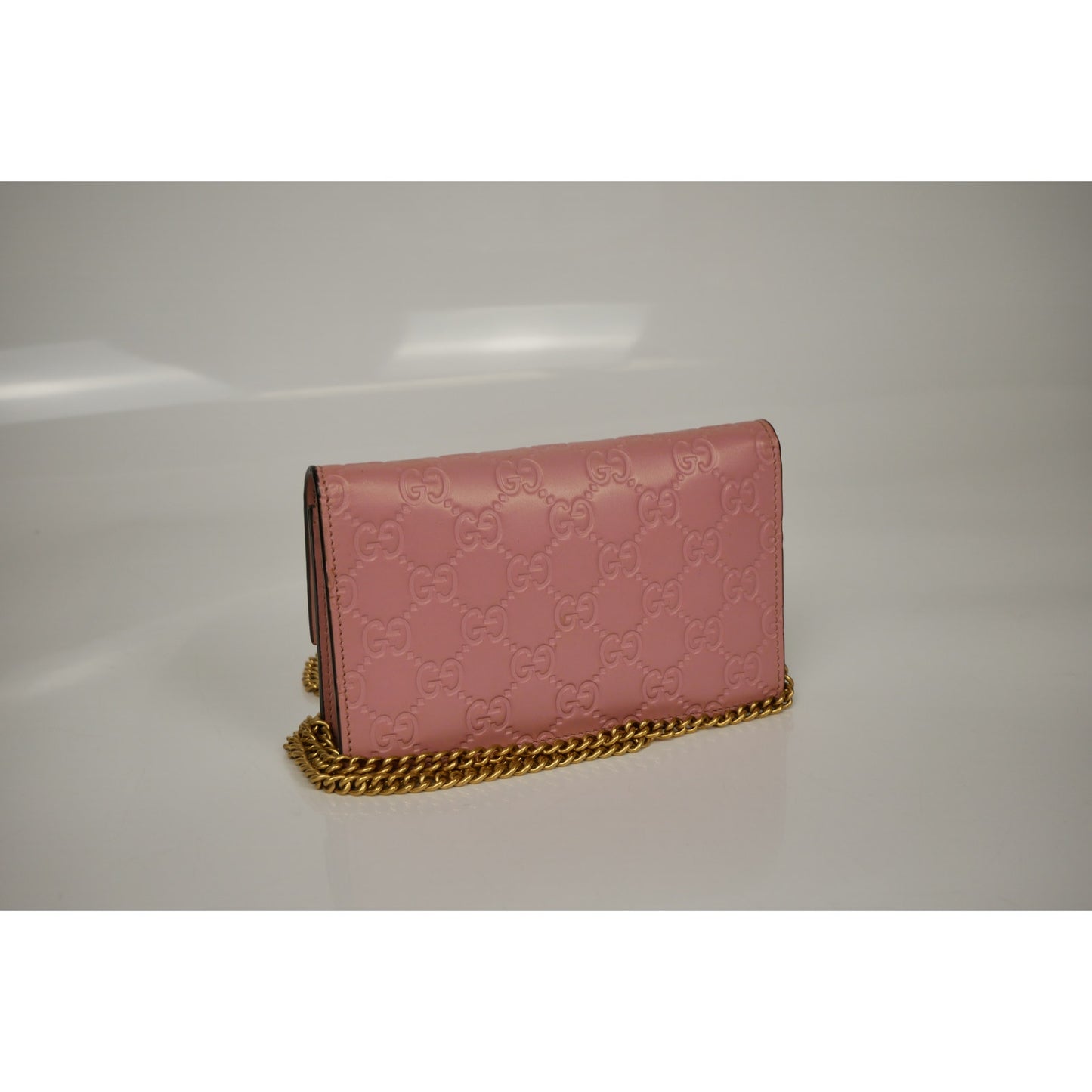 Gucci Pink Cherry Wallet on Chain Mini