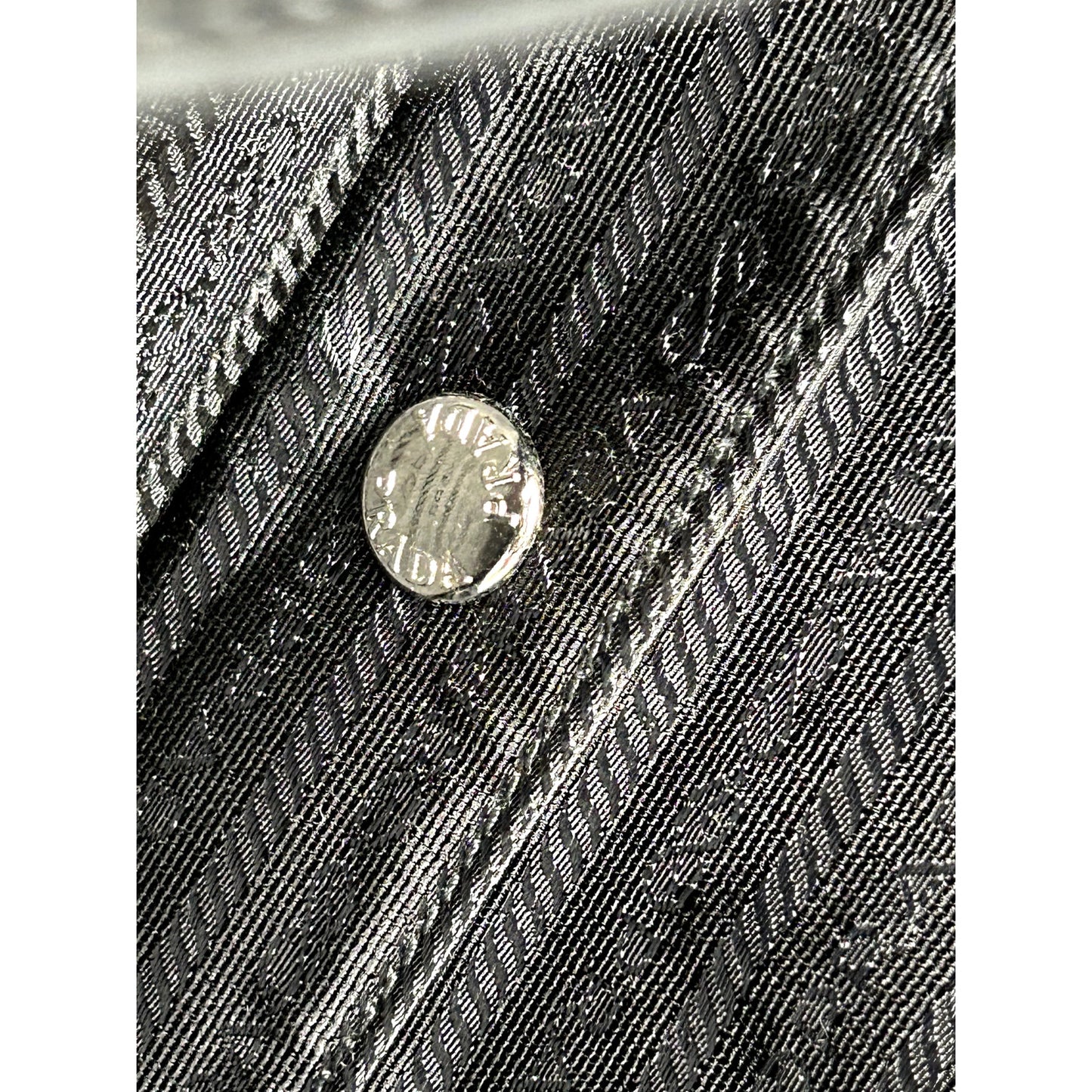 Prada Black Saffiano Leather Trolley Rolling Luggage