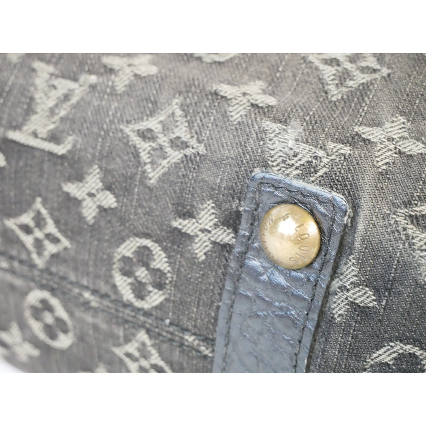 Louis Vuitton Black Denim Neo Cabby Tote