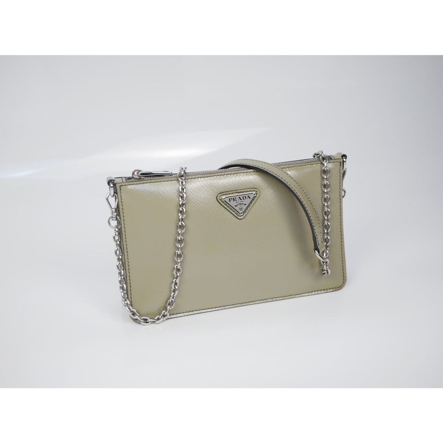 Prada Nube Leather Shoulder Crossbody