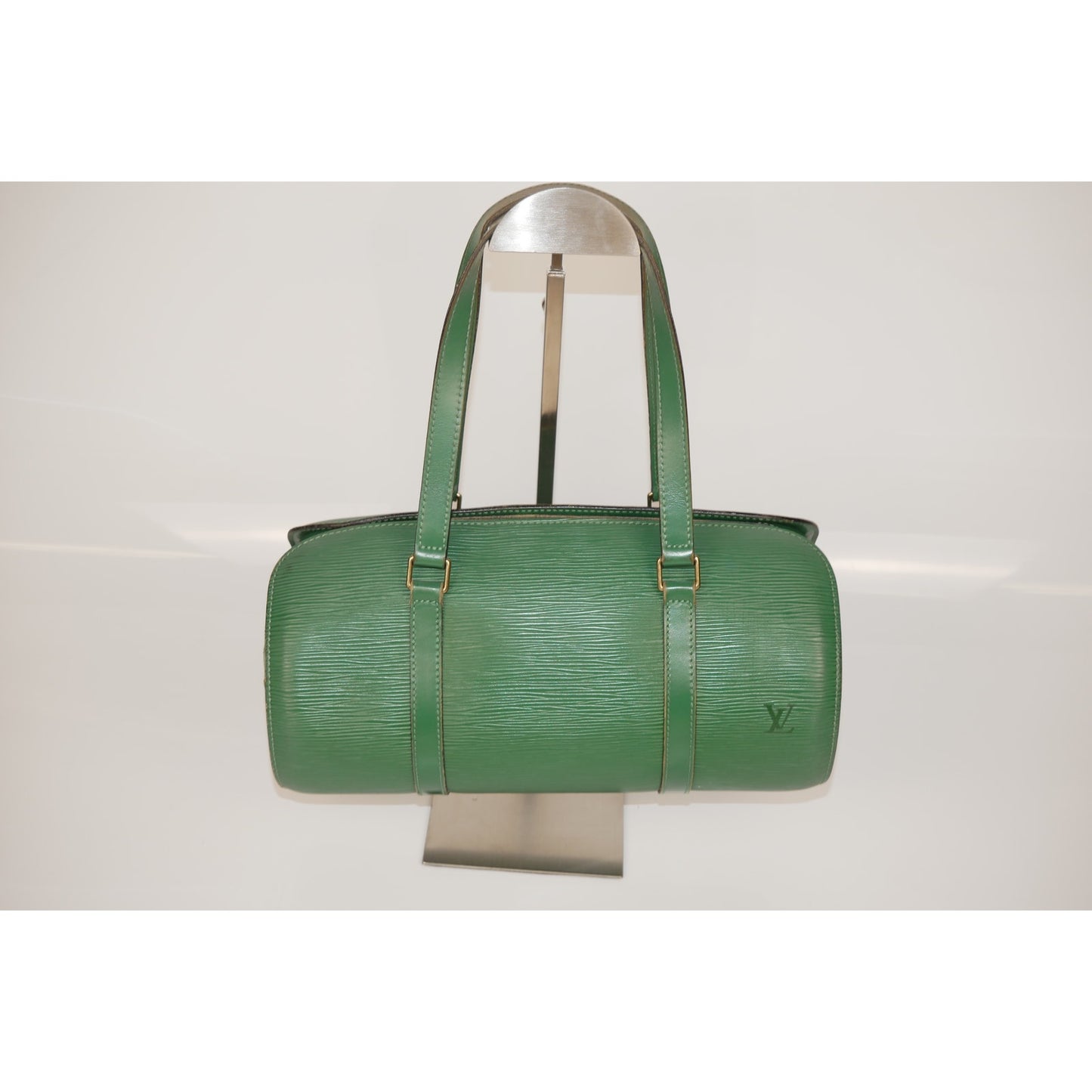 Louis Vuitton Green Epi Soufflot Bag