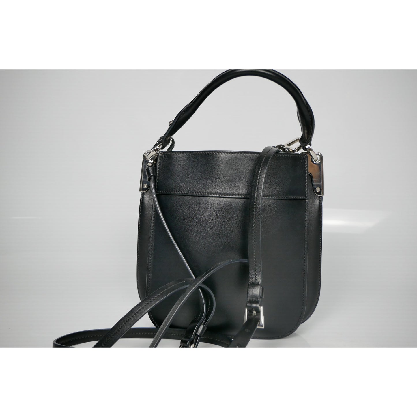 Prada Nero City Calf Leather Margit Bag