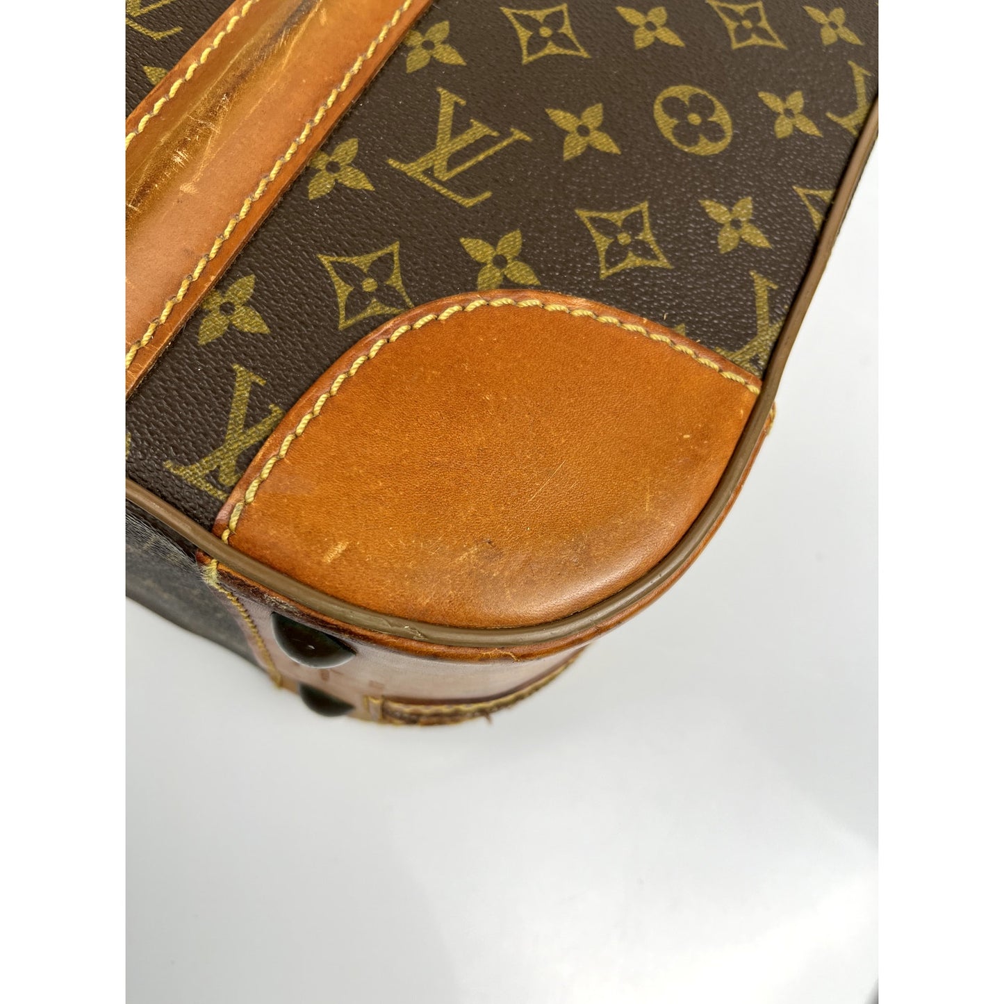 Louis Vuitton Monogram Stratos Trunk Luggage Holdall Bag