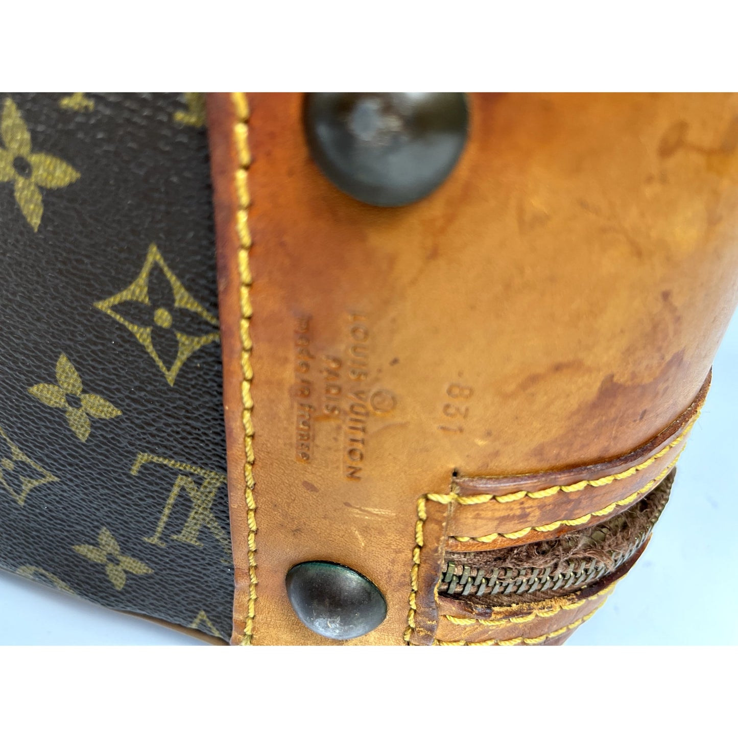 Louis Vuitton Monogram Stratos Trunk Luggage Holdall Bag