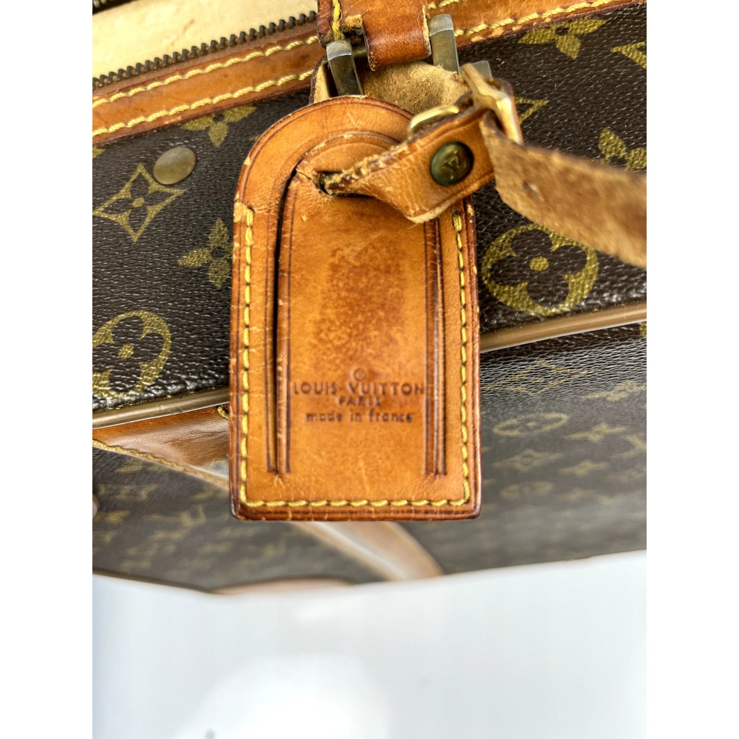 Louis Vuitton Monogram Stratos Trunk Luggage Holdall Bag