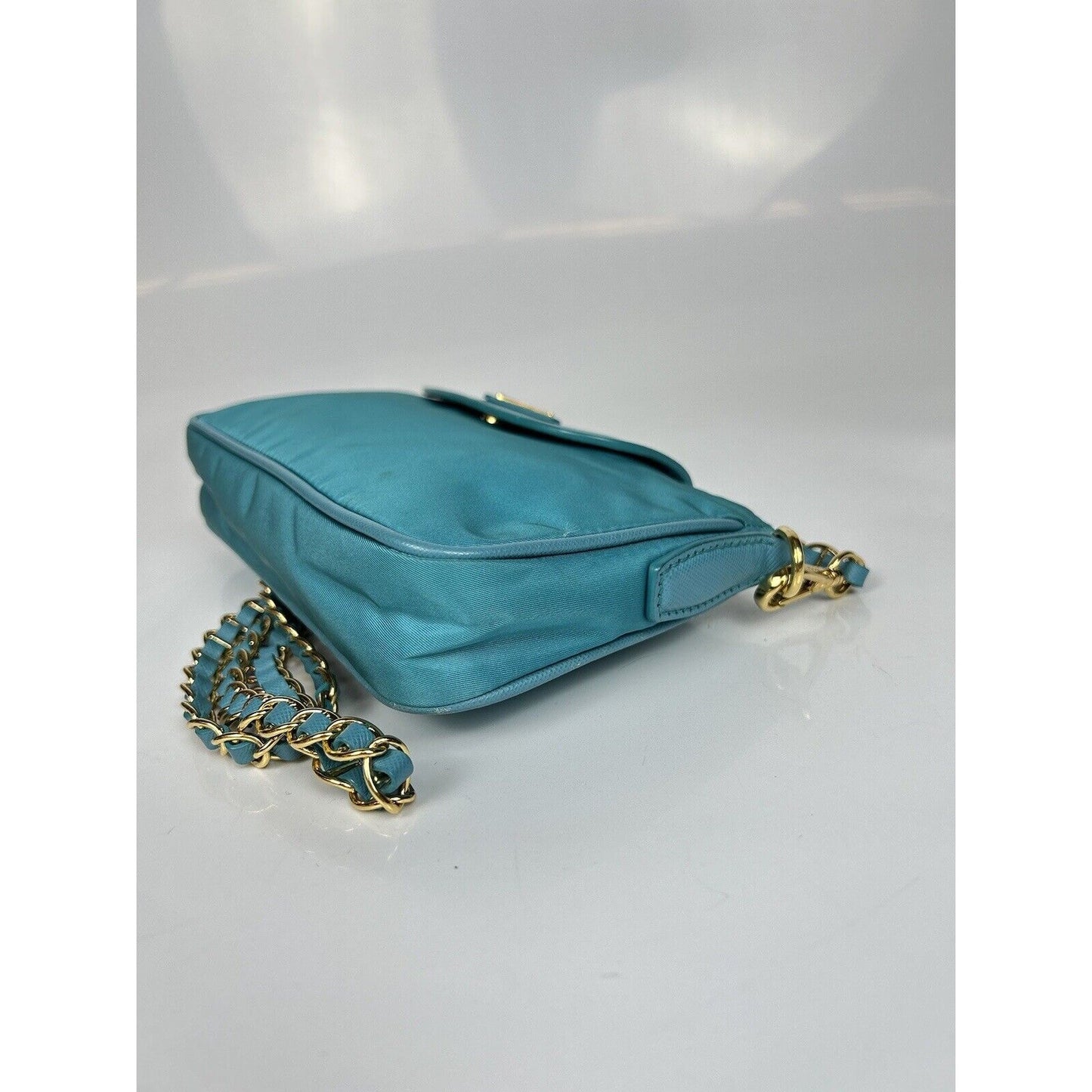 Prada Ocean Blue Crossbody Shoulder Bag