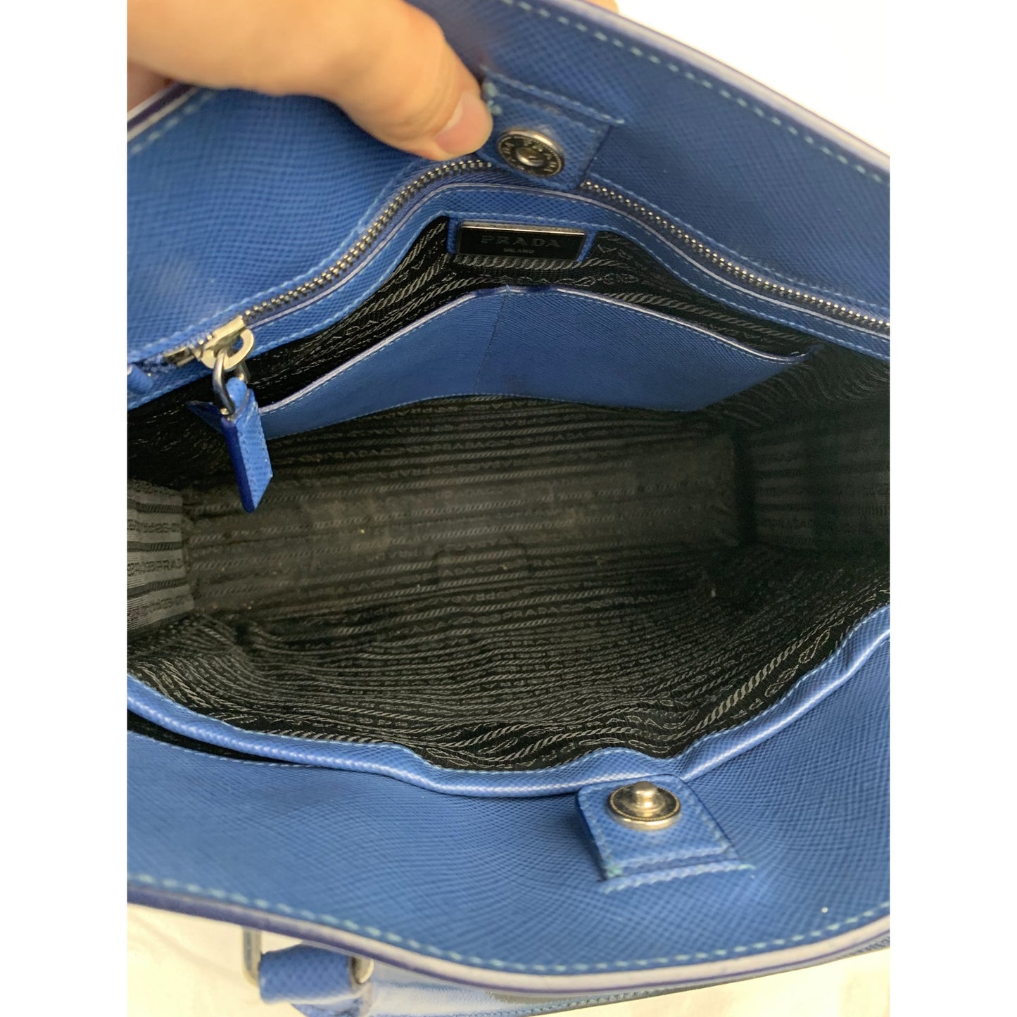 Prada Saffiano Tote Work Shoulder Hand Laptop Bag