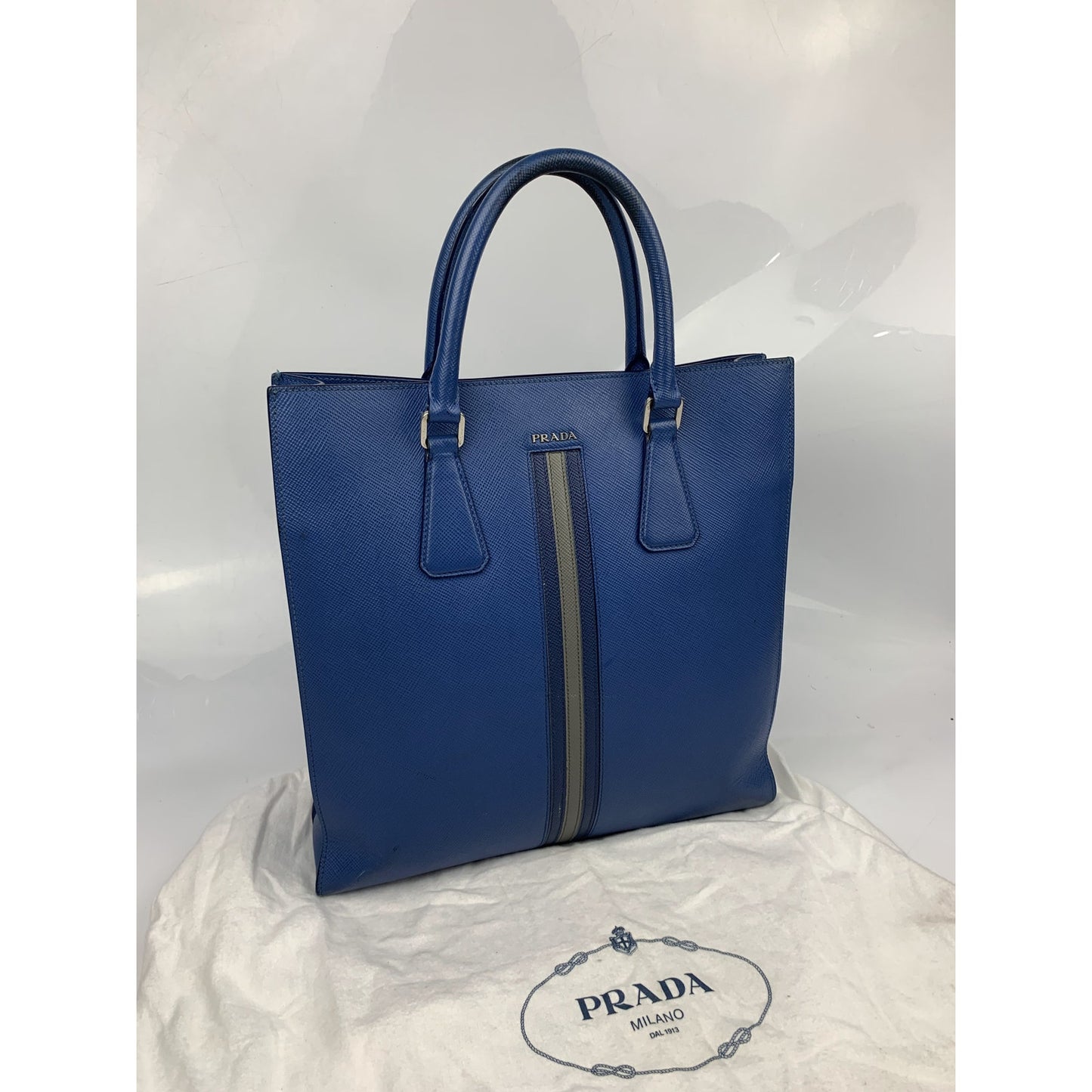 Prada Saffiano Tote Work Shoulder Hand Laptop Bag