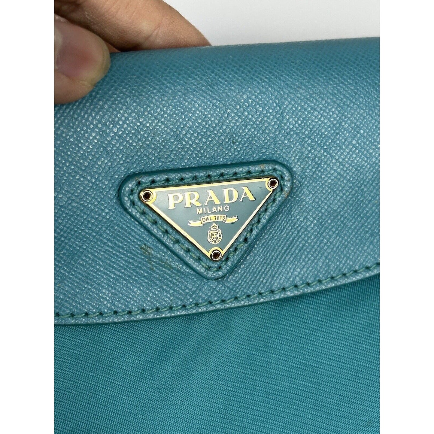 Prada Ocean Blue Crossbody Shoulder Bag