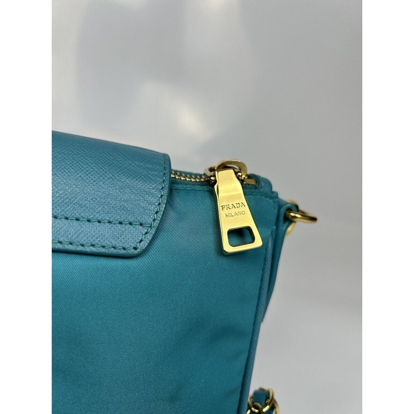 Prada Ocean Blue Crossbody Shoulder Bag