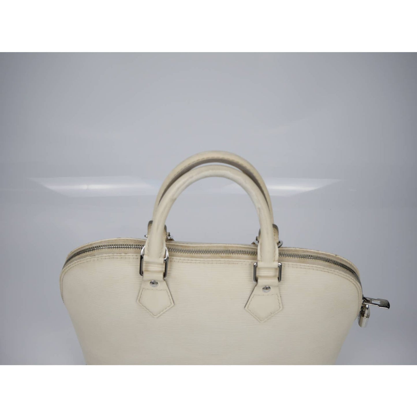 Louis Vuitton Alma PM Epi Ivory Handbag