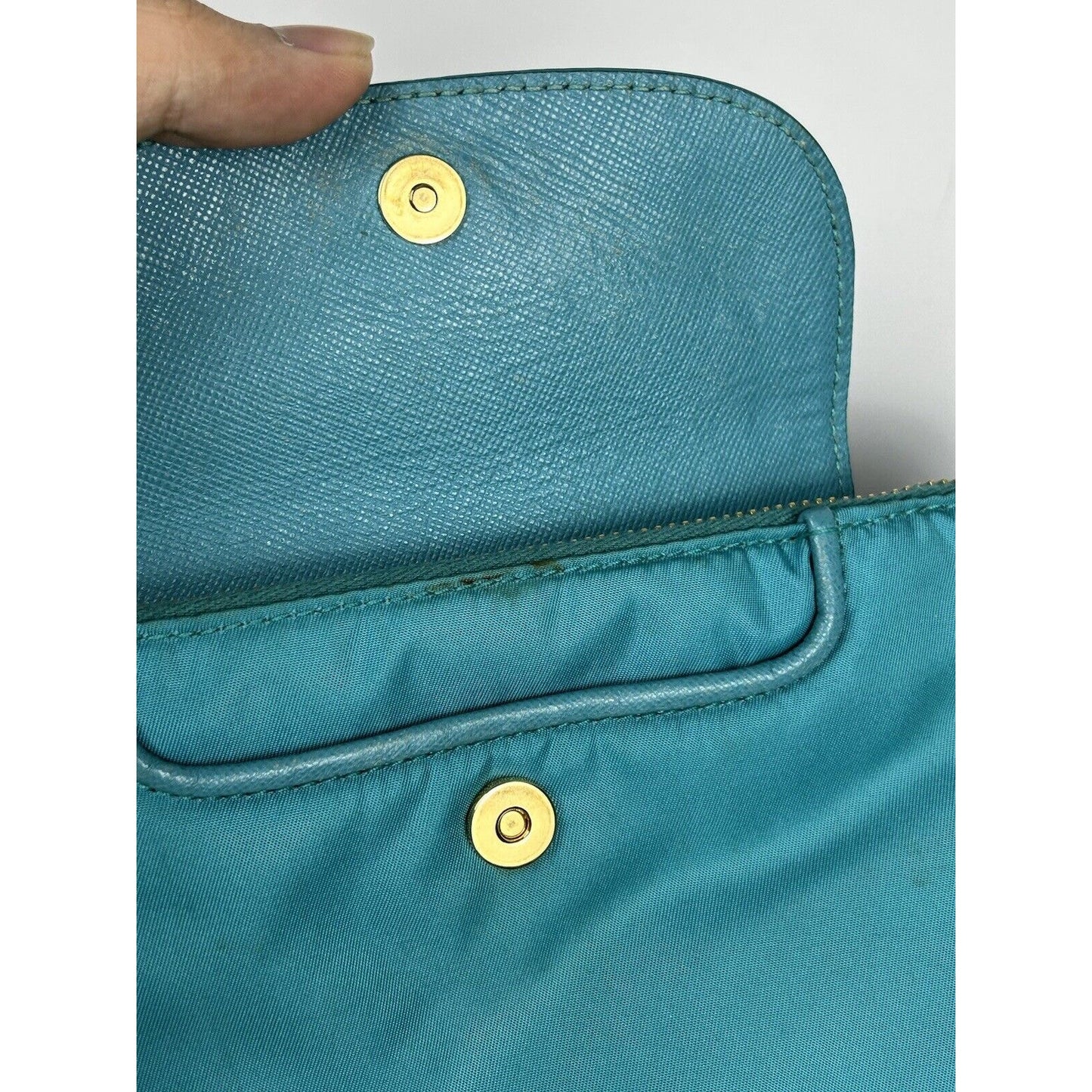 Prada Ocean Blue Crossbody Shoulder Bag