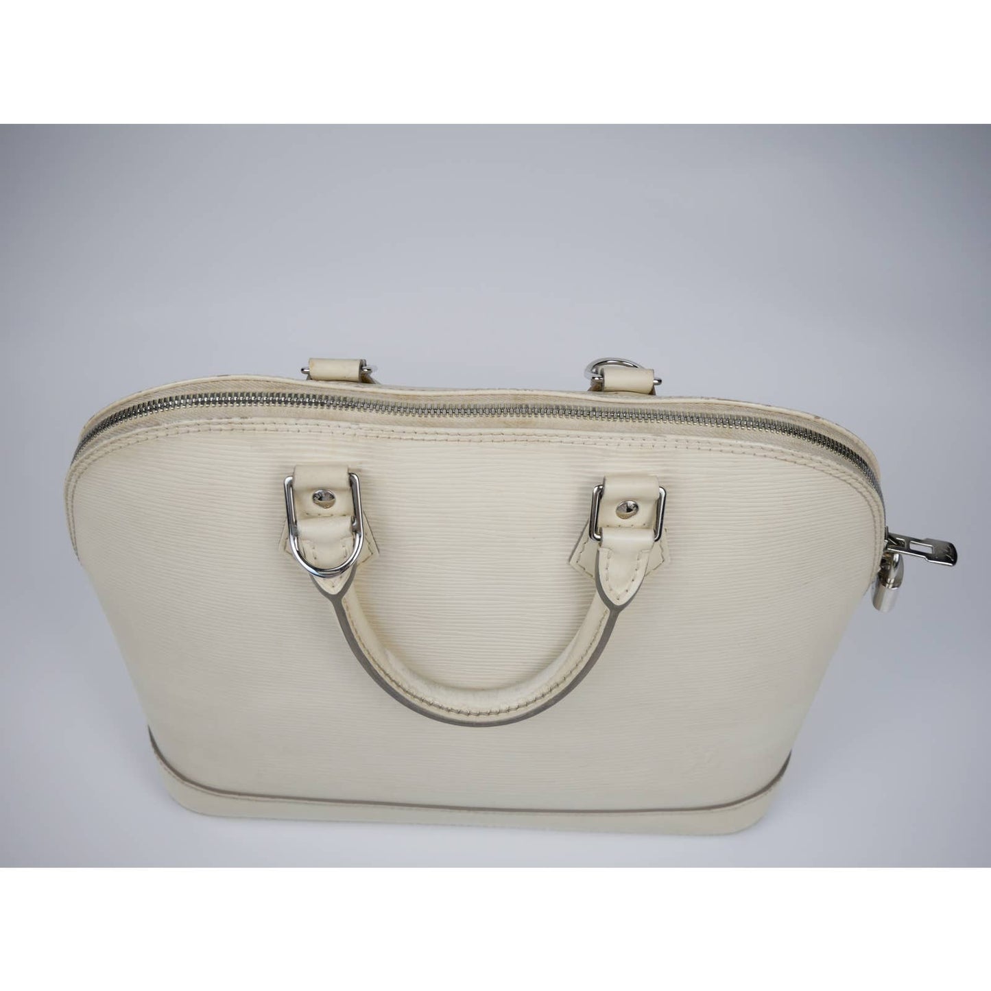 Louis Vuitton Alma PM Epi Ivory Handbag
